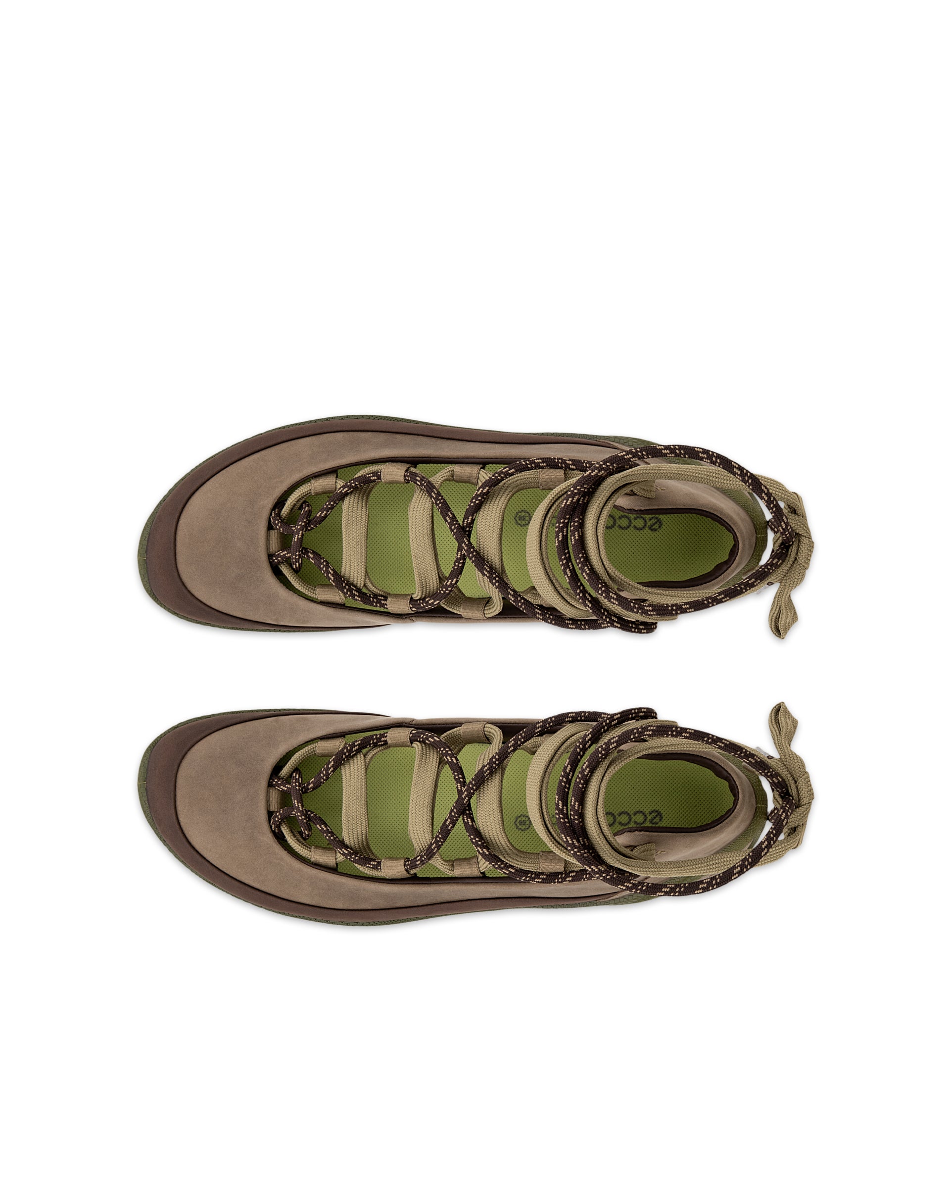 ECCO BIOM LITE WOMEN'S BALLERINA  - Brown - Top left pair