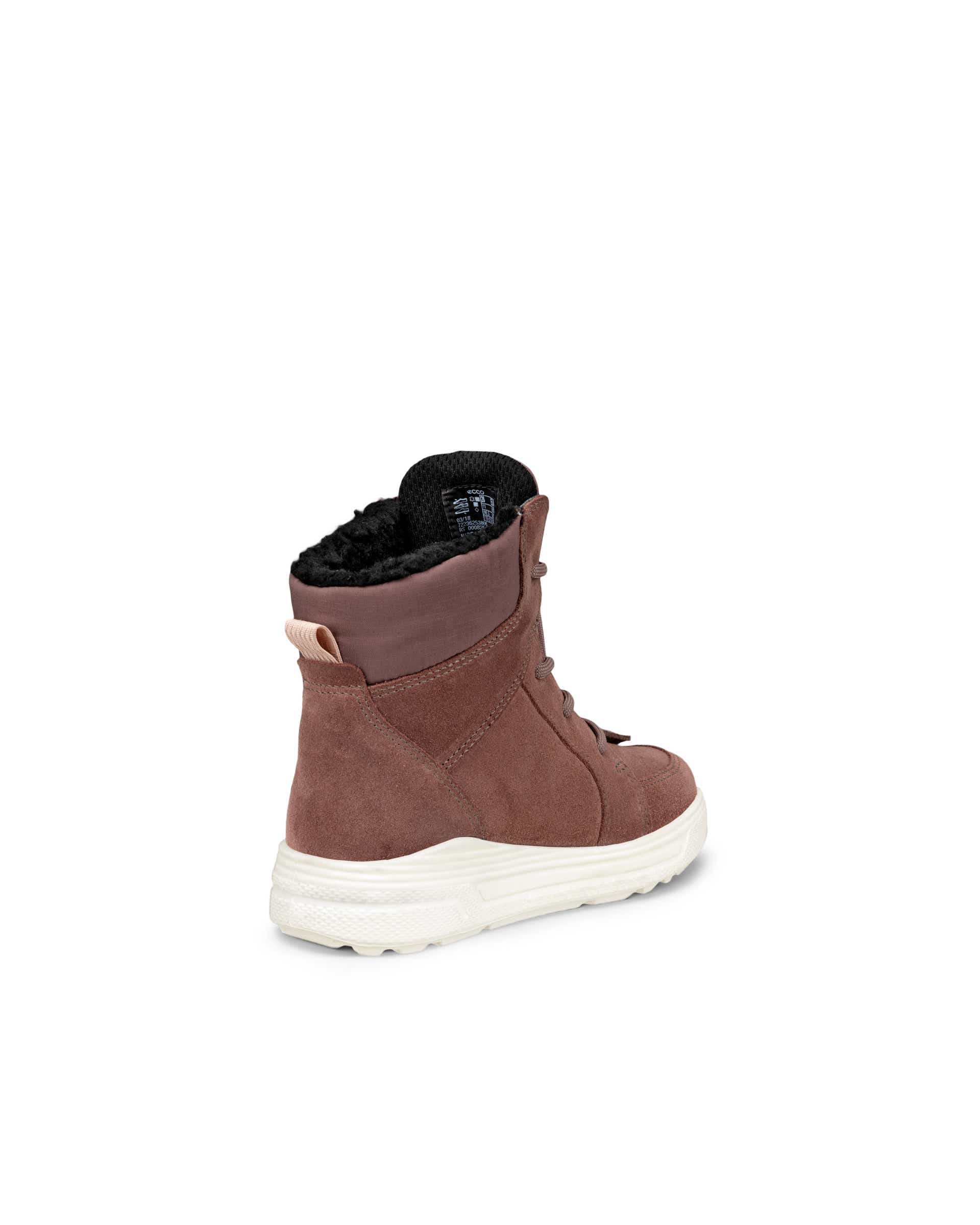 ECCO® Urban Snowboarder gyerek Gore-Tex velúr téli csizma - Lila - Back