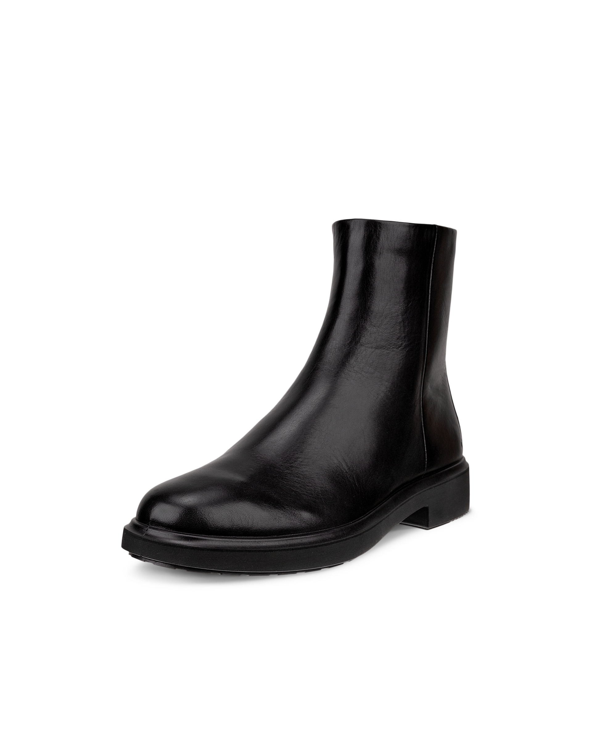 Women's ECCO® Metropole Amsterdam Leather Ankle Boot - Black - Main