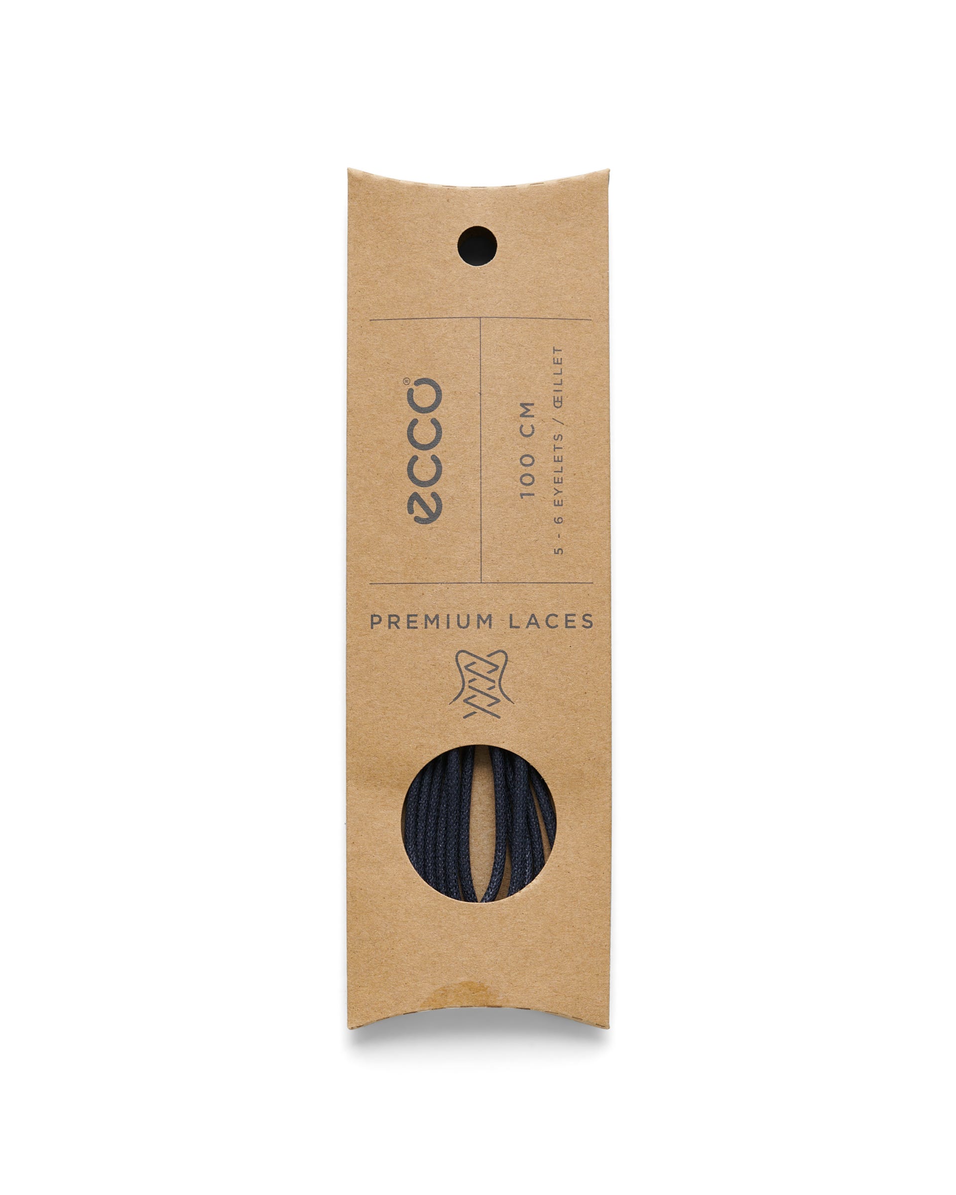 ECCO® Round Shoe Laces - Blue - Detail-2