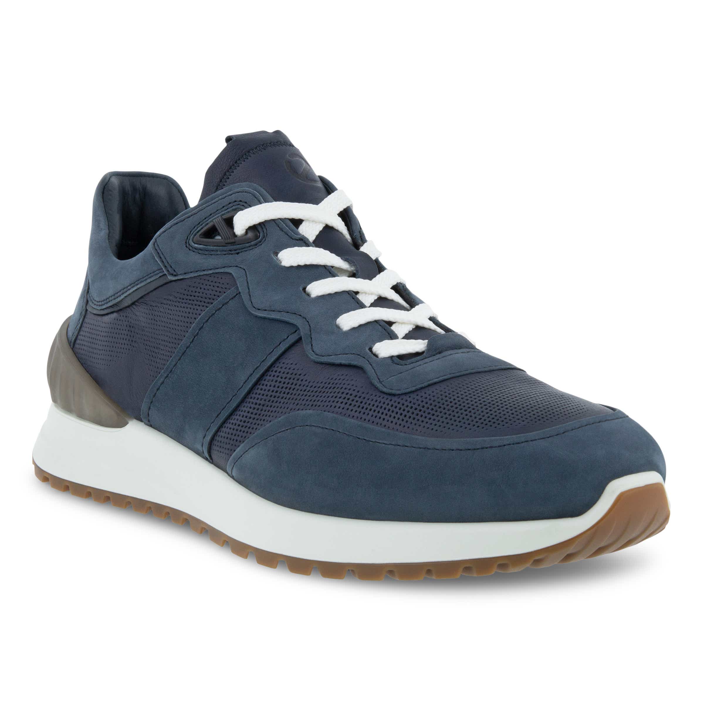Men's ECCO® Astir Leather Sneaker - Blue - Main