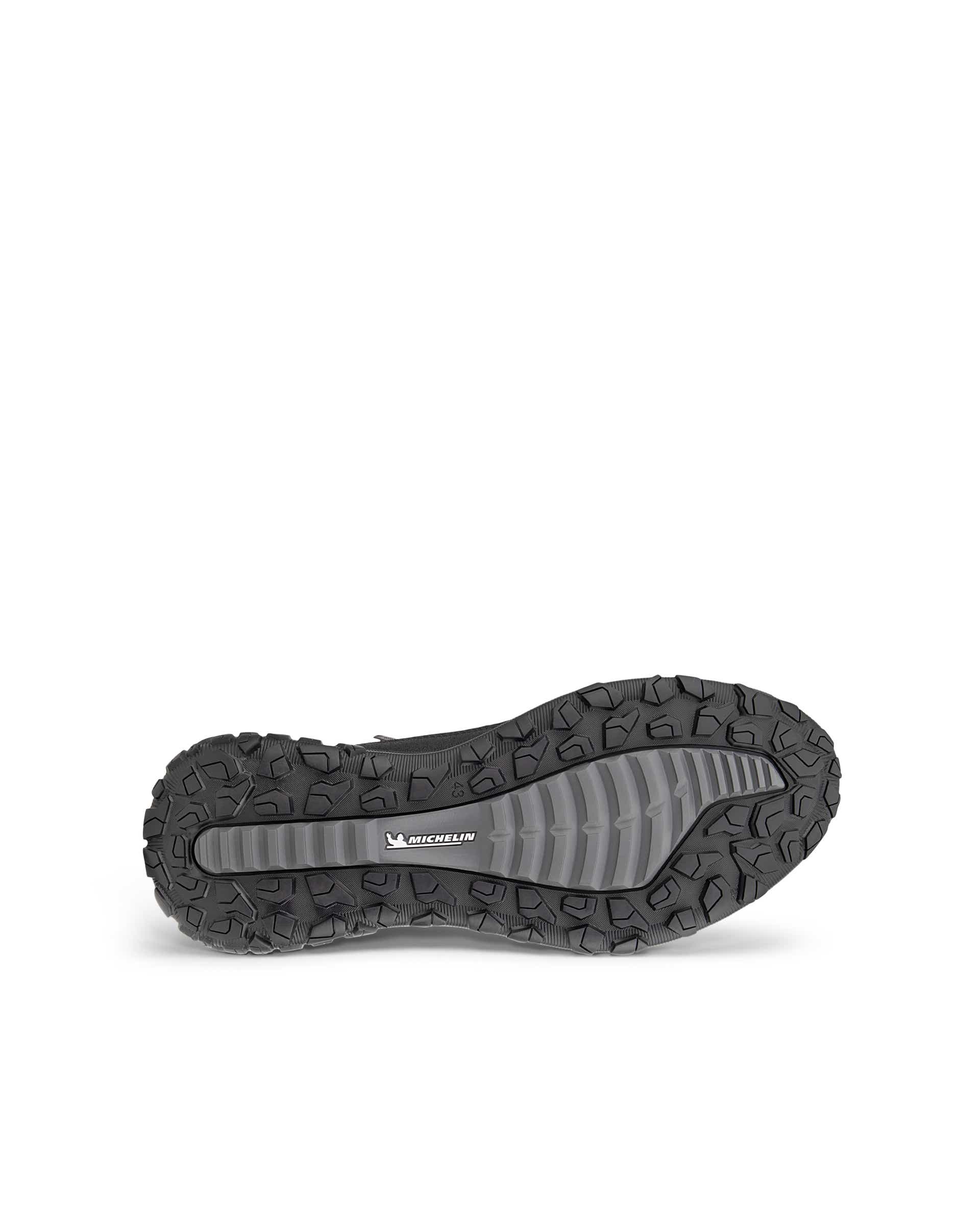 Men's ECCO® ULT-TRN Nubuck Waterproof Sneaker Boot - Black - Sole