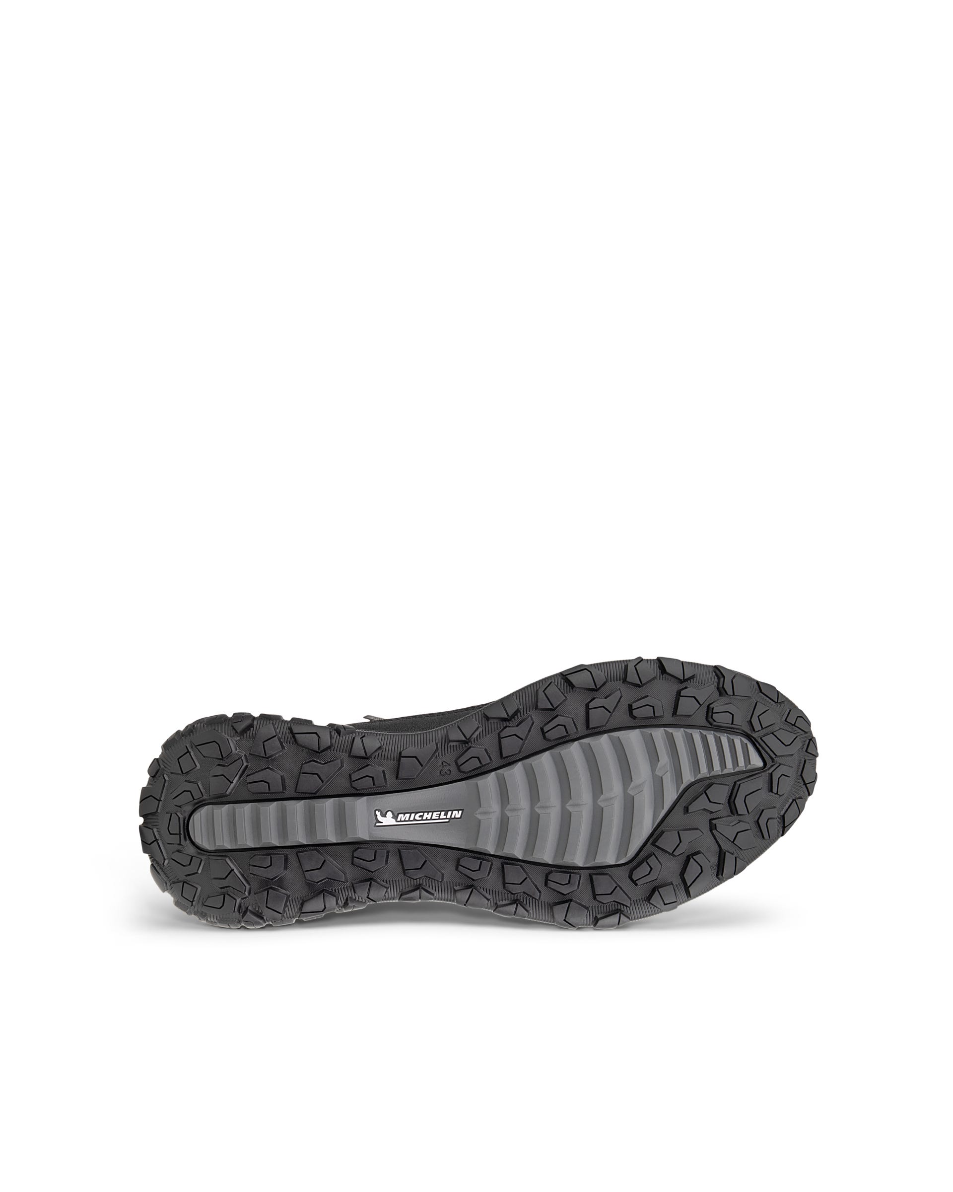 Men's ECCO® ULT-TRN Nubuck Waterproof Sneaker Boot - Black - Sole