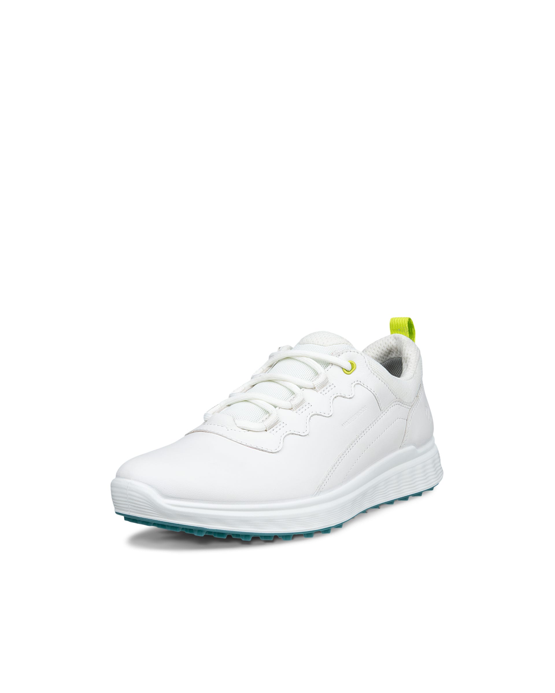 Women's ECCO® Golf S-Casual Leather Waterproof Golf Shoe - White - Outside
