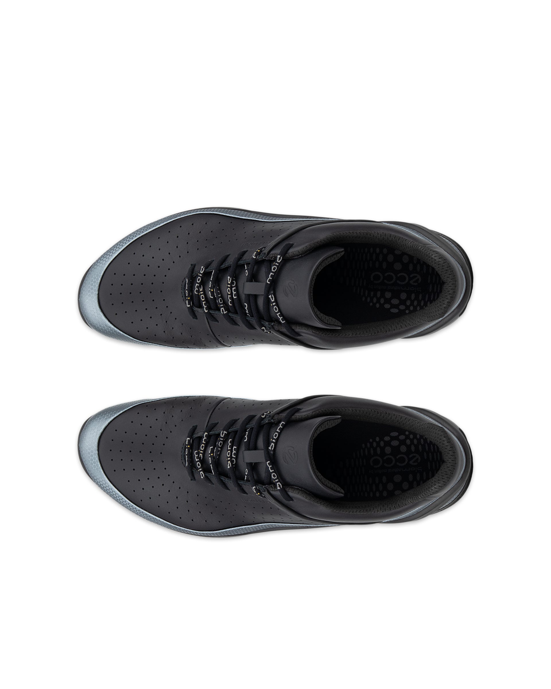 ECCO® BIOM ENERGI Herren Wasserdichte Lederschuh - Schwarz - Top left pair