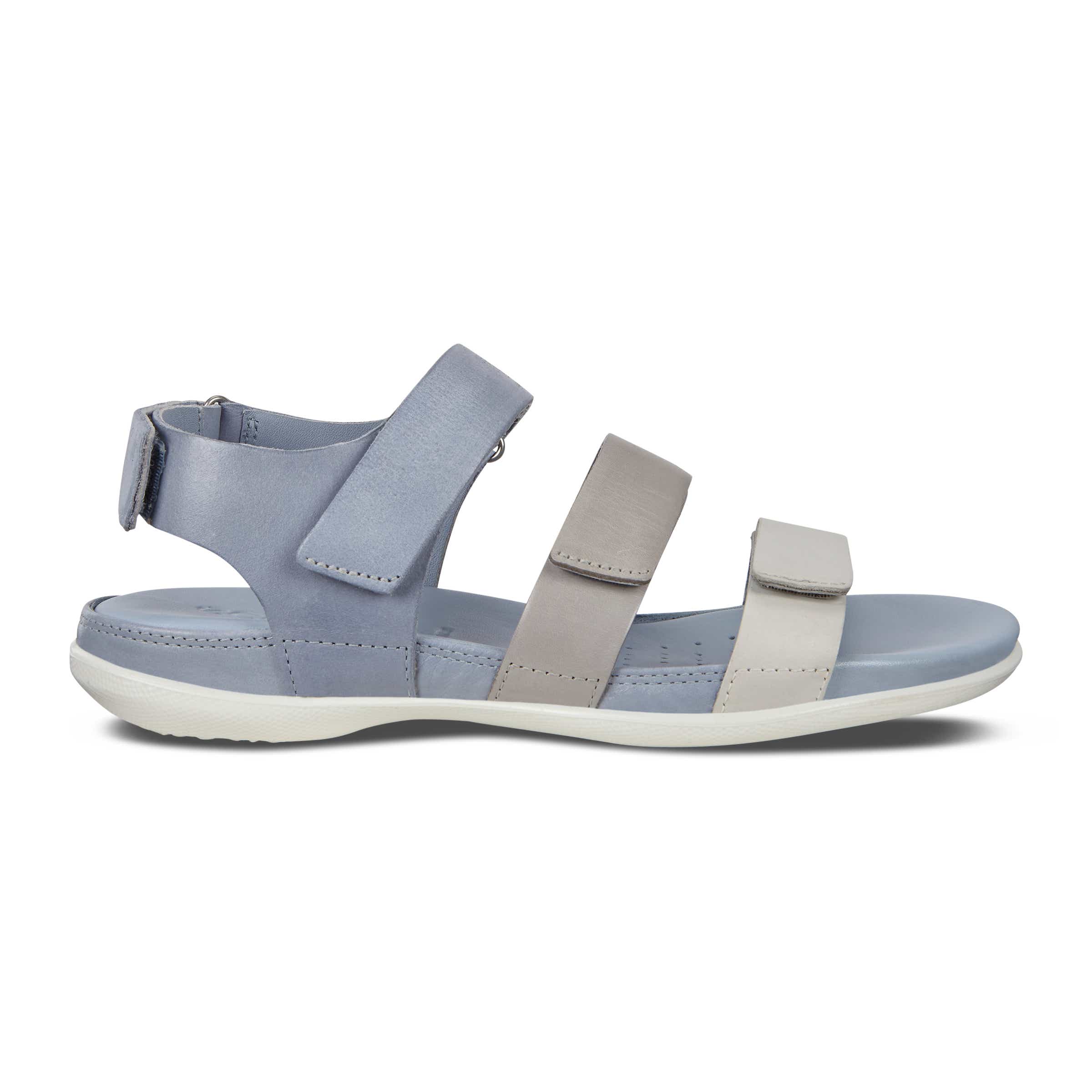 ECCO Flash Adjustable Strap Sandal - Blue - Outside