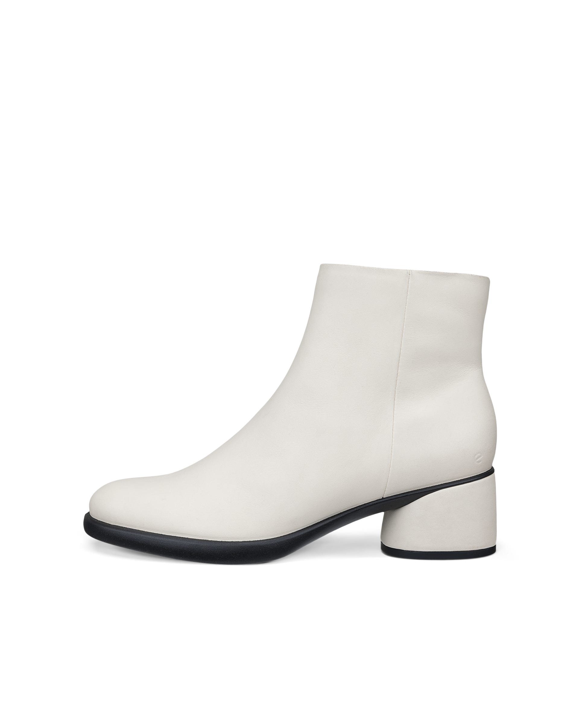 Women's ECCO® Sculpted Lx 35 Leather Mid-Cut Boot - Beige - Outside