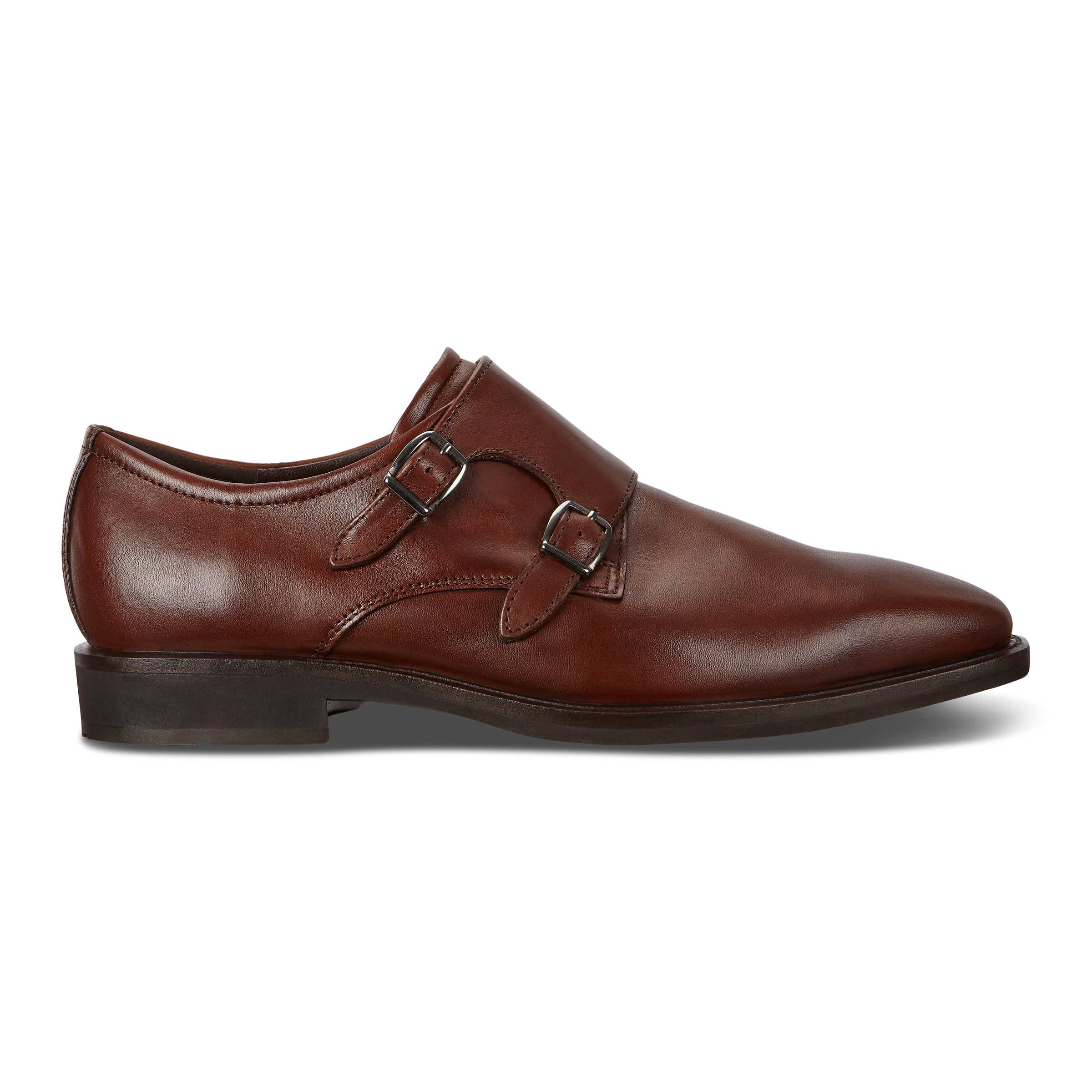 ECCO Calcan Men's Dress Shoe - Brown - Outside