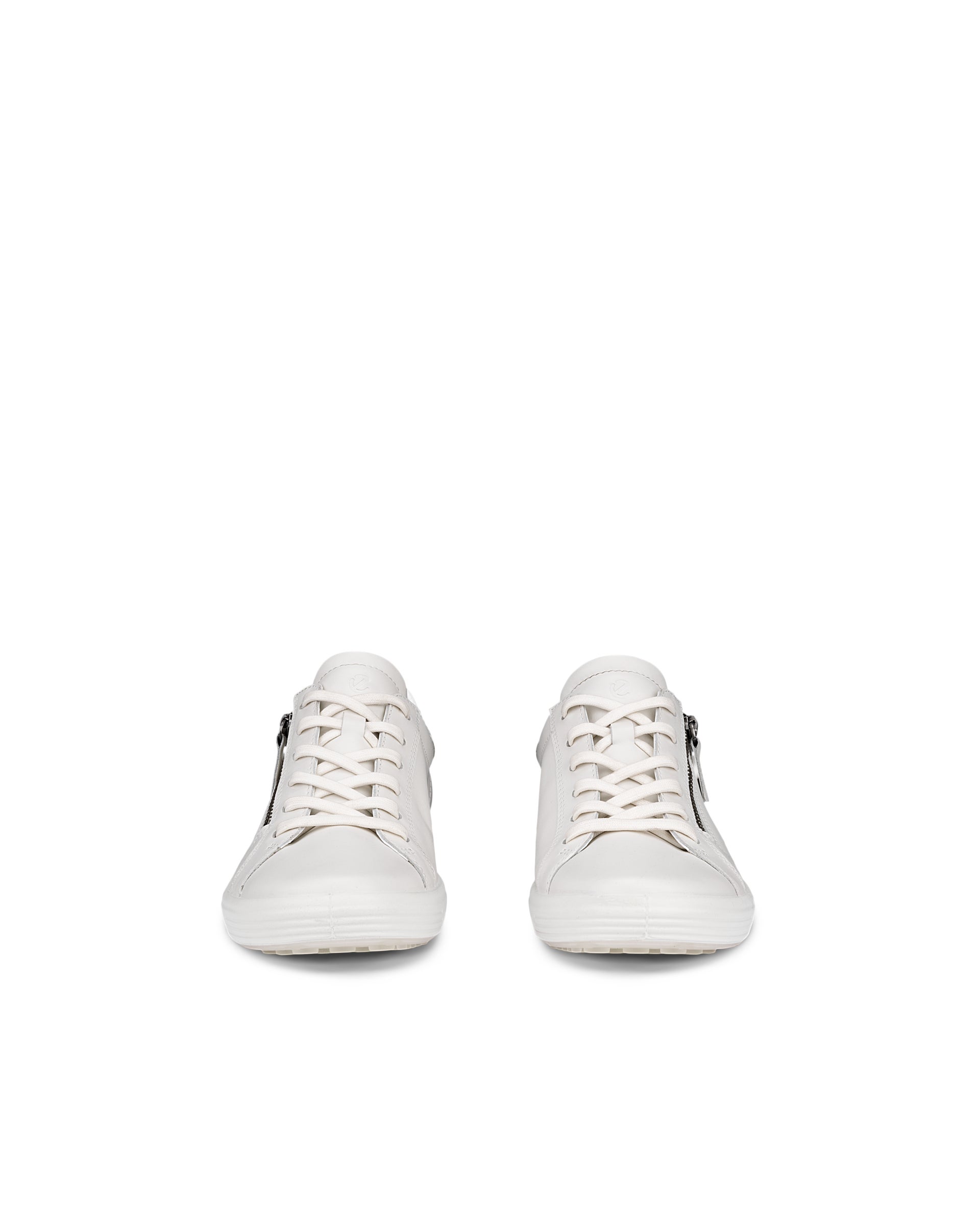 ECCO® SOFT 7 Skinnsneaker dam - Vit - Front pair