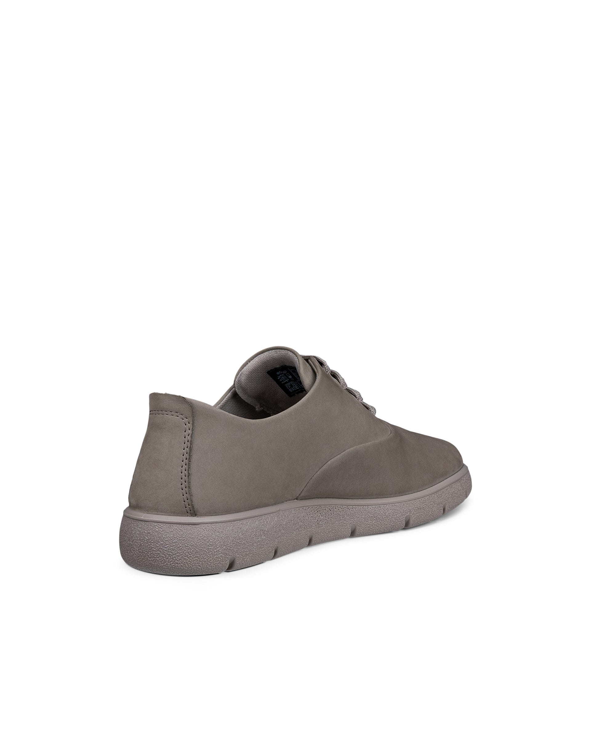 ECCO® BELLA 2 dames nubuck veterschoen - Grijs - Back