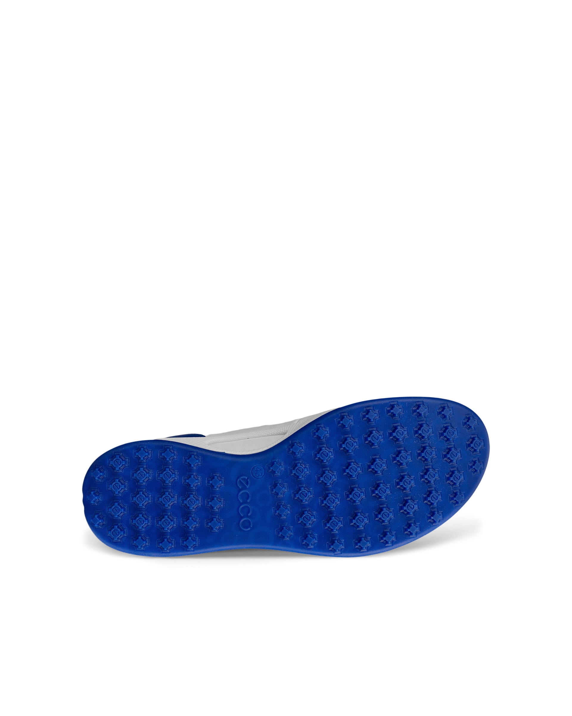 ECCO Golf Biom Hybrid 5 ホワイト/ブルー Men's ECCO® Golf Biom H5 Textile Golf Shoe | White