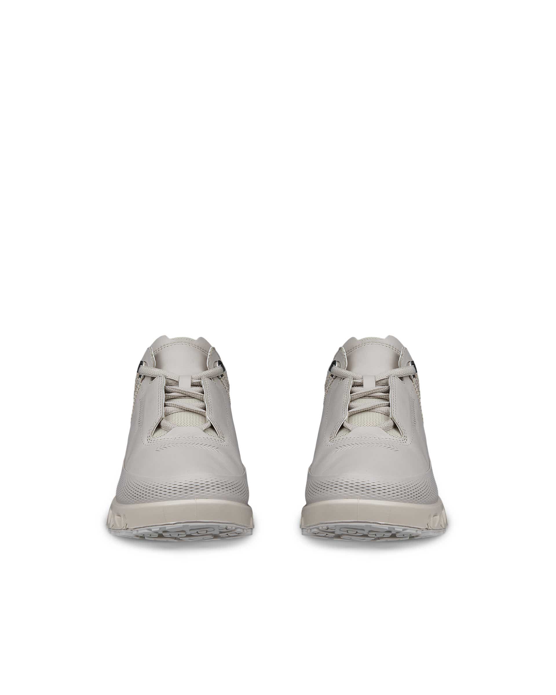 ECCO® MULTI-VENT Damen Lederschuh mit Gore-Tex - Grau - Front pair