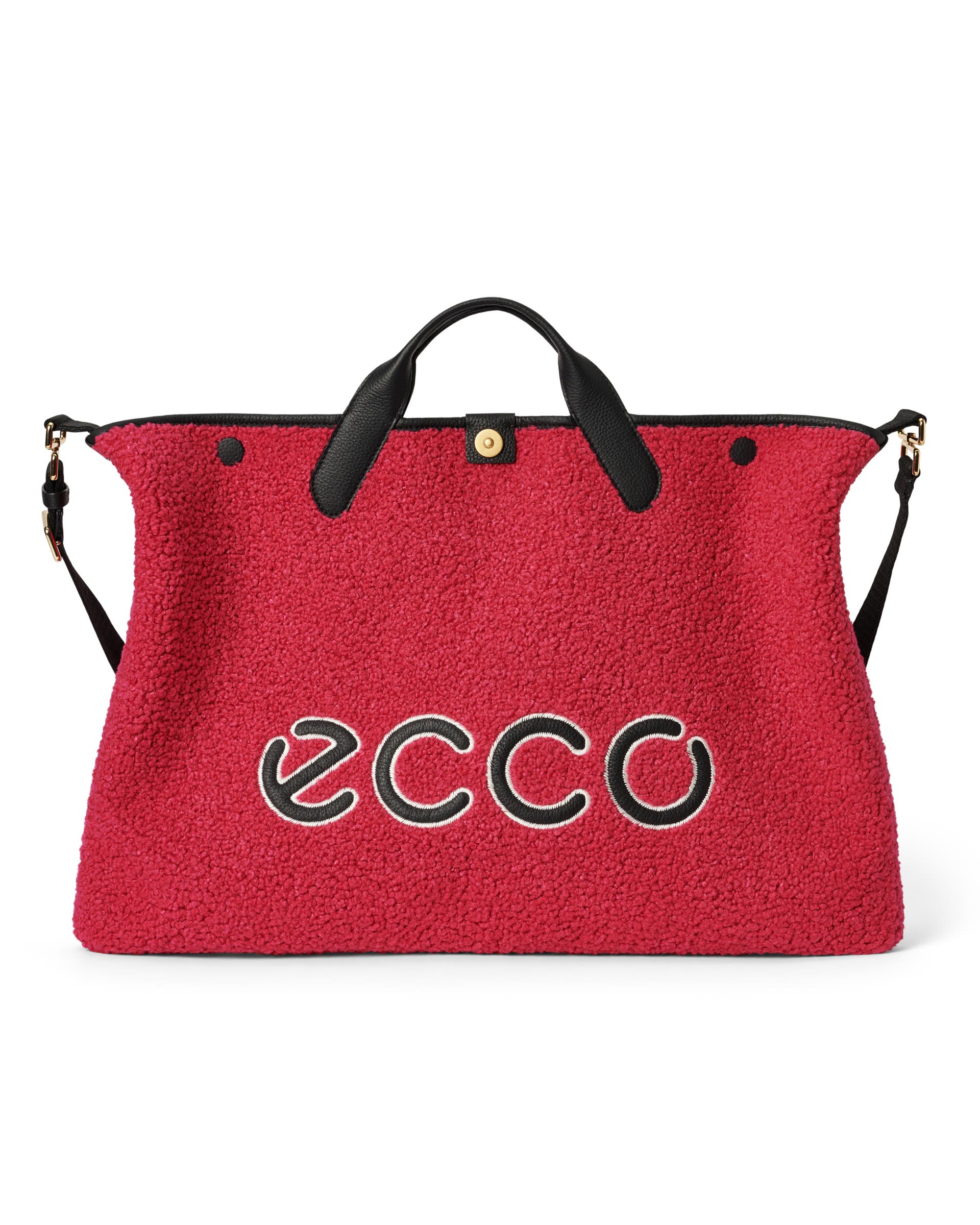 ECCO Tote Soft East West Large Snuggle Soft Pebbled トートバッグ - ピンク - Main