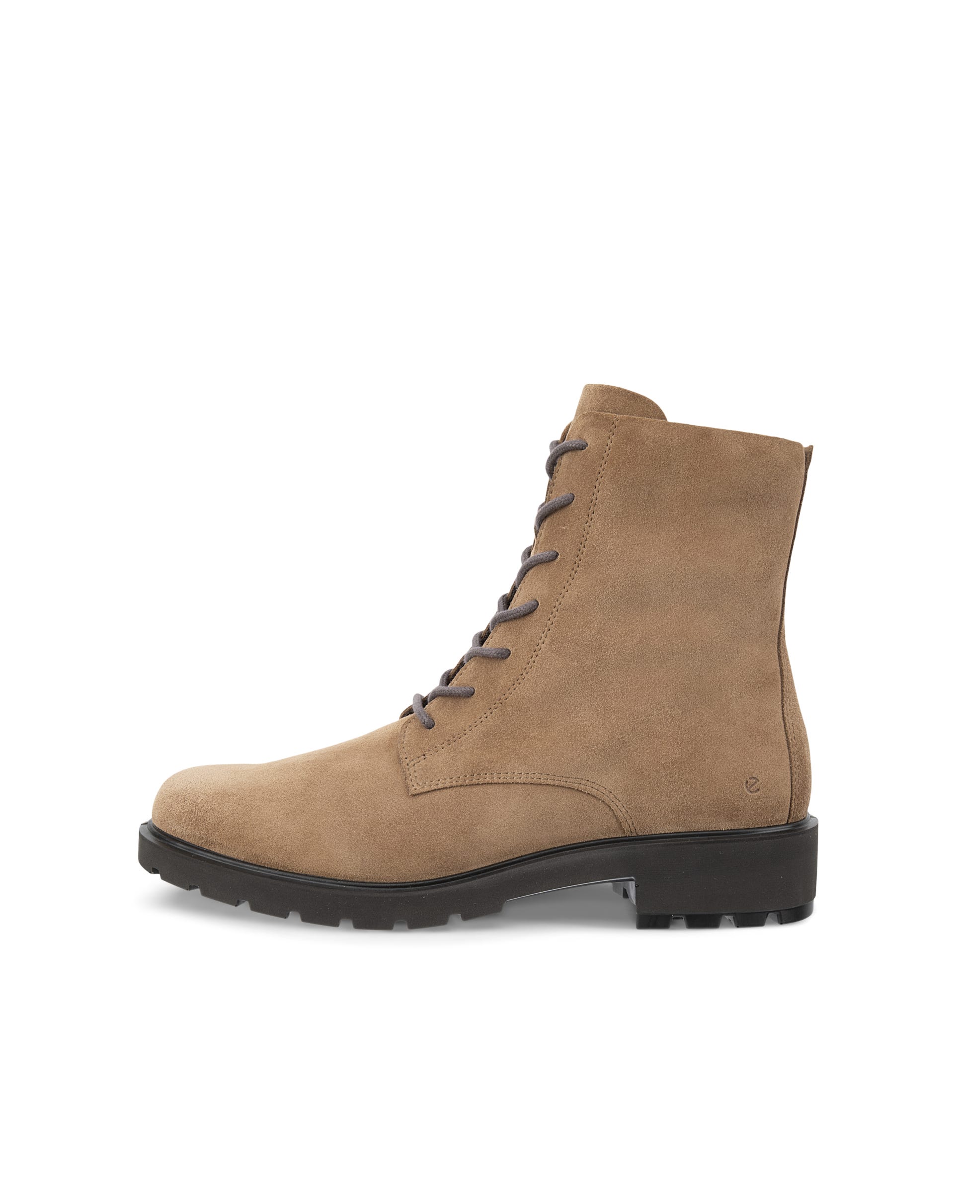 Women's ECCO® METROPOLE VIENNA Suede Mid-Cut Boot - Brown - Outside