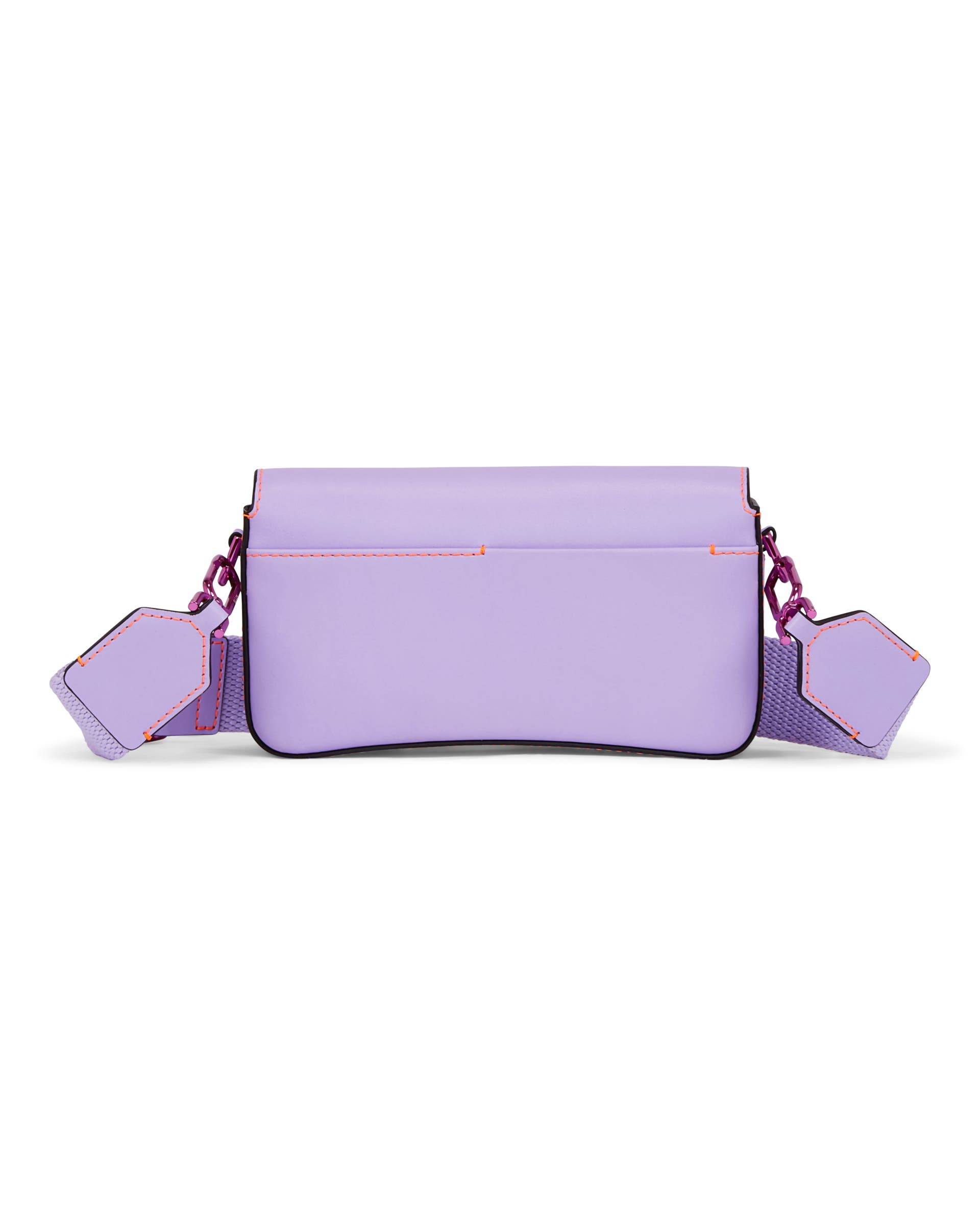ECCO® Pinch Leather Crossbody Bag - Purple - Back