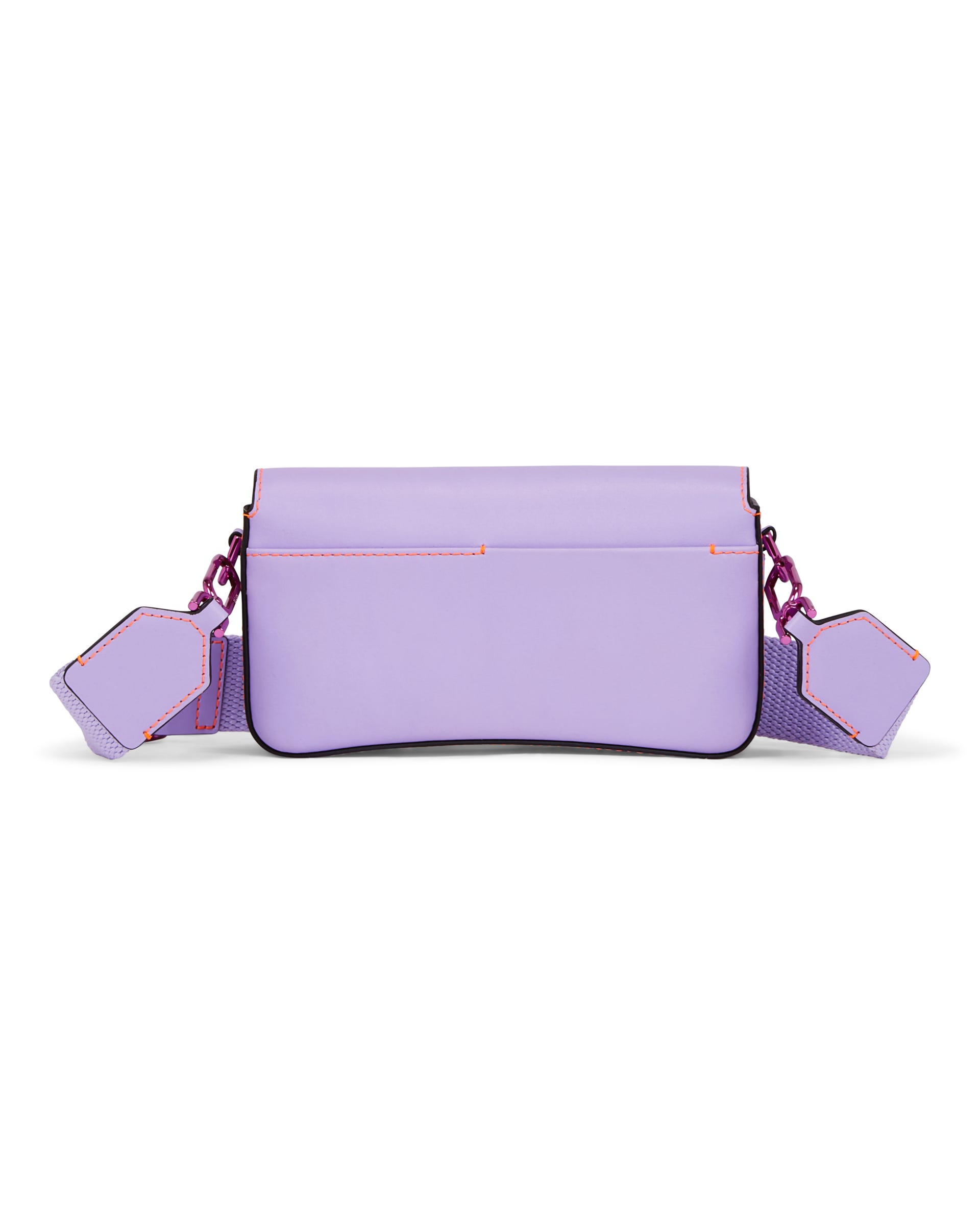 ECCO® Pinch Leather Crossbody Bag - Purple - Back