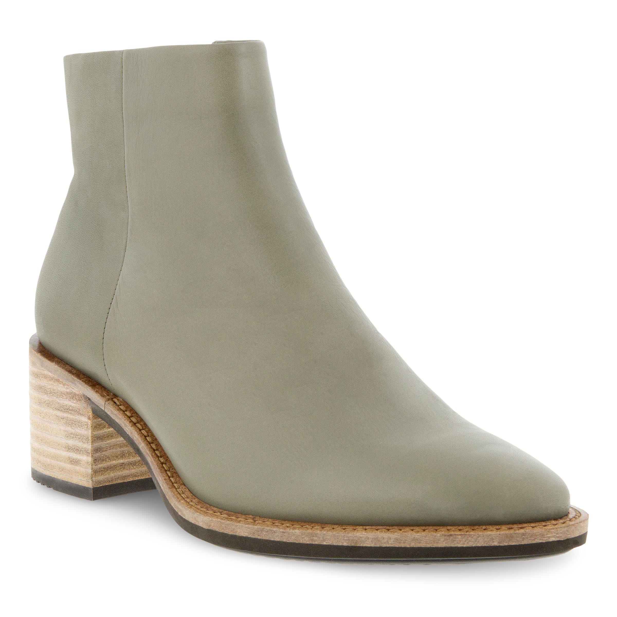 Women's ECCO® Shape 35 Sartorelle Leather Ankle Boot - Green - Main