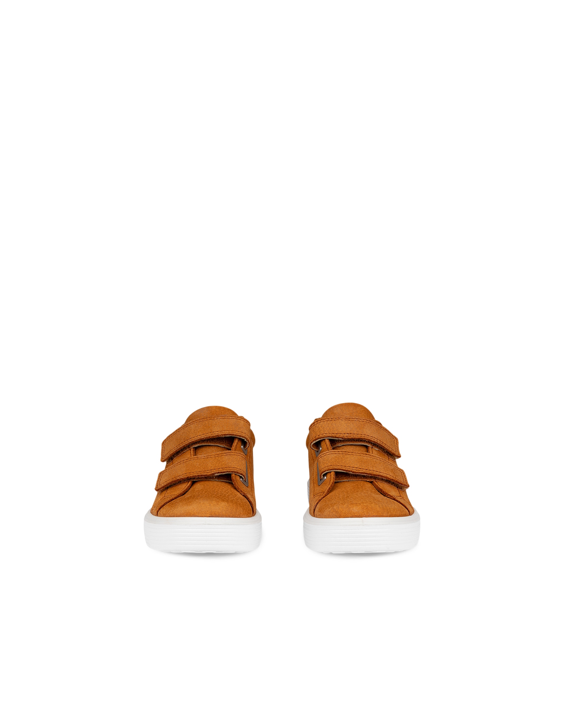 ECCO® SOFT 60 Kinder Sneaker aus Nubukleder - Braun - Front pair