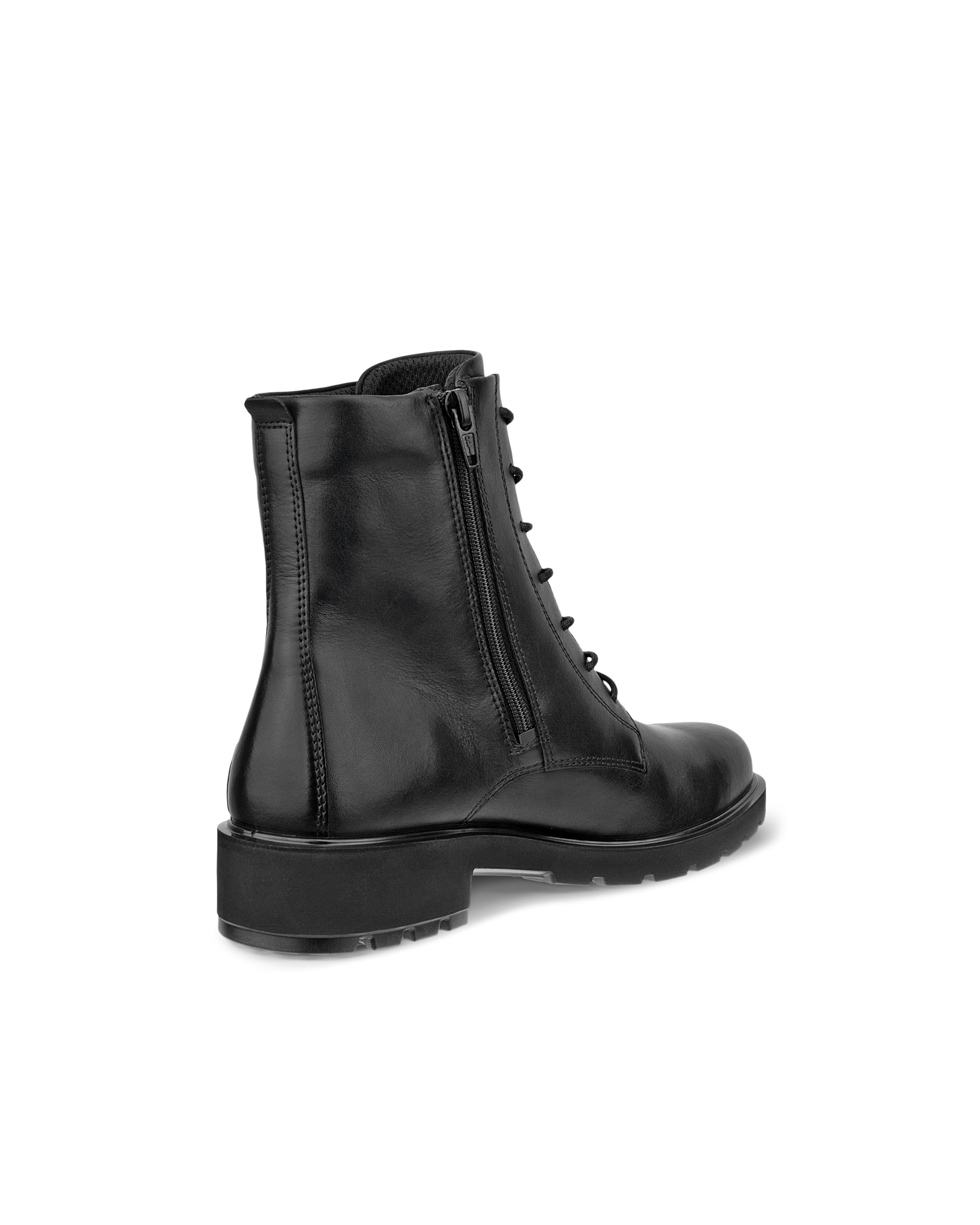 ECCO® METROPOLE VIENNA dames leren veterlaars - Zwart - Back