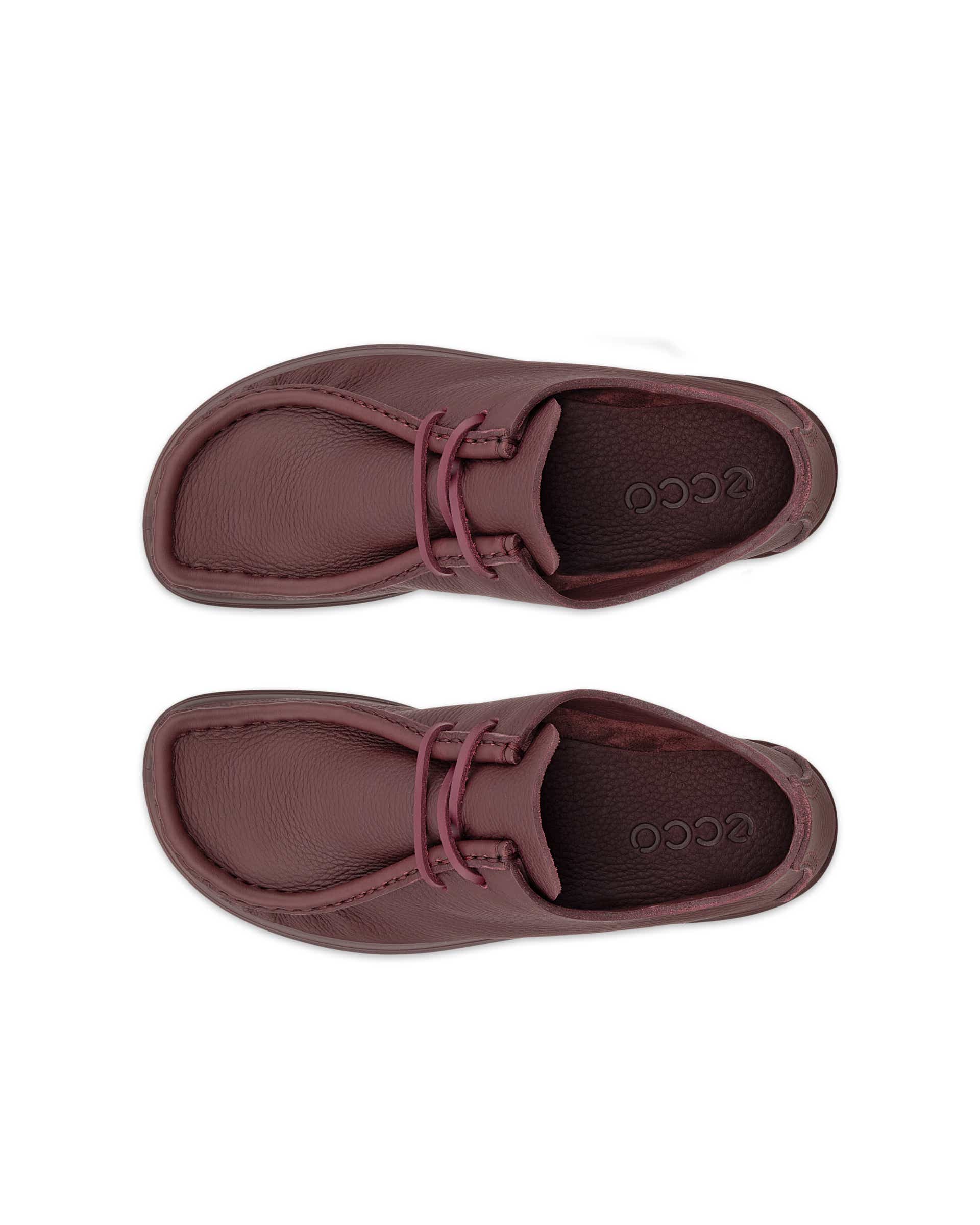 ECCO® JOKE heren leren veterschoen - Rood - Top left pair