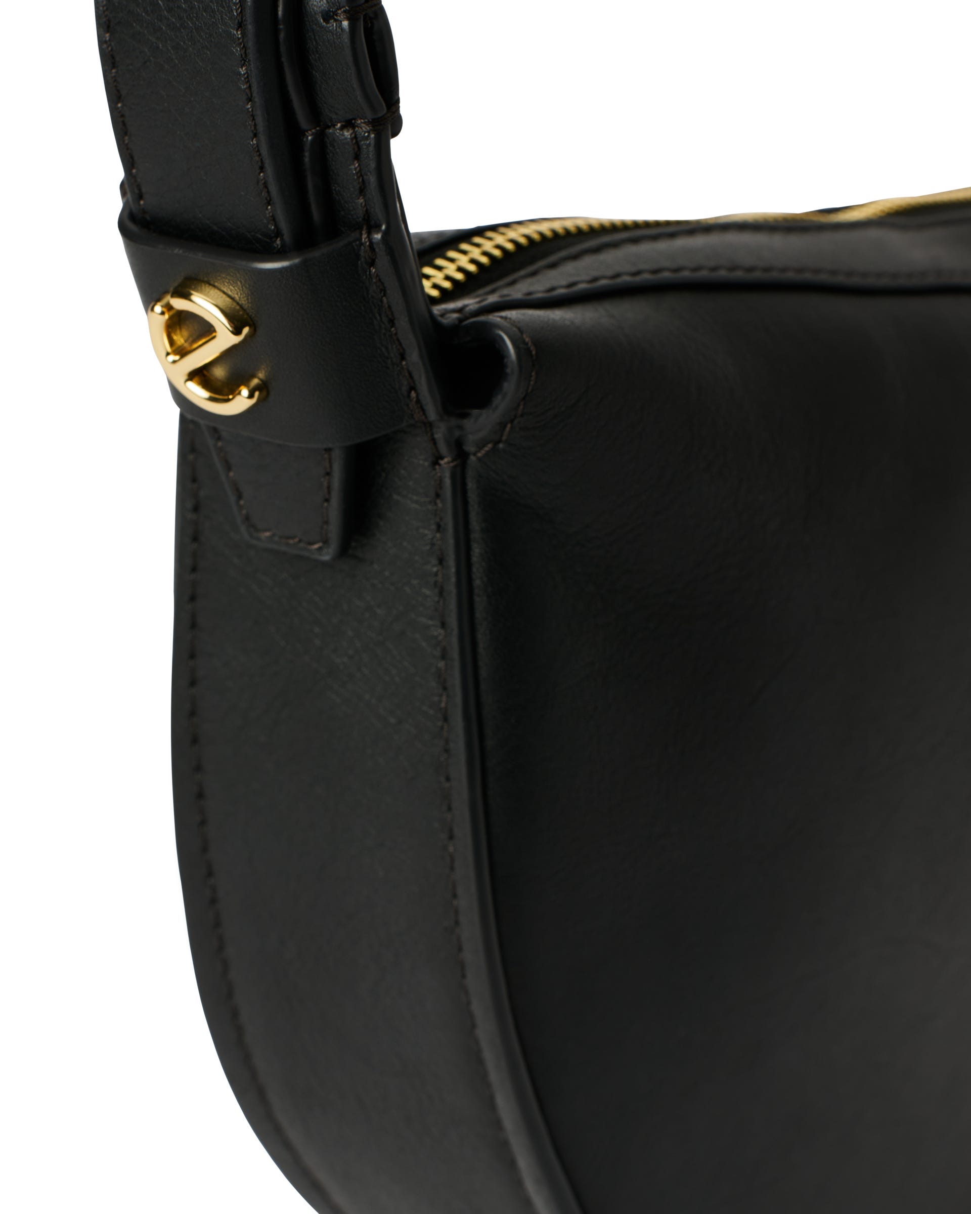 ECCO® FORTUNE BAG Leather Crossbody Bag - Black - Detail-2