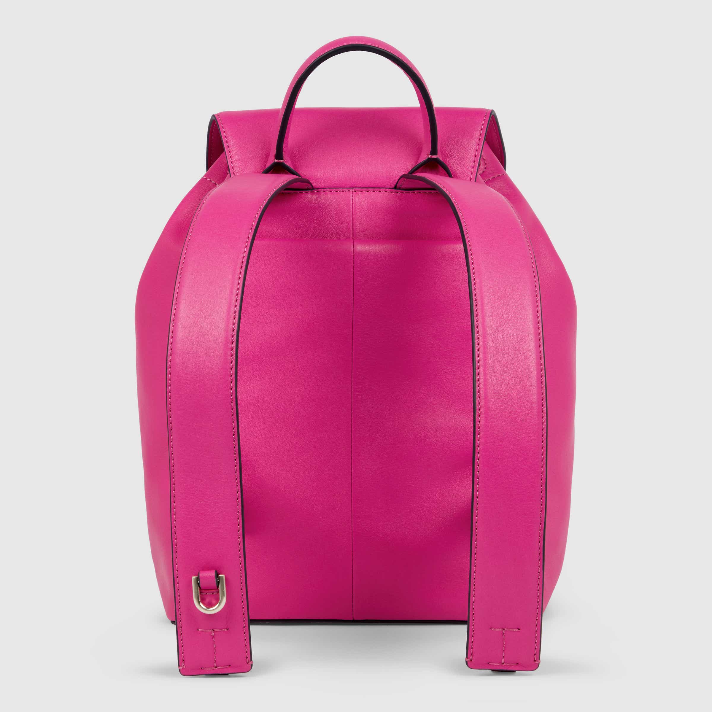 ECCO® Pillow Leather Backpack - Pink - Back
