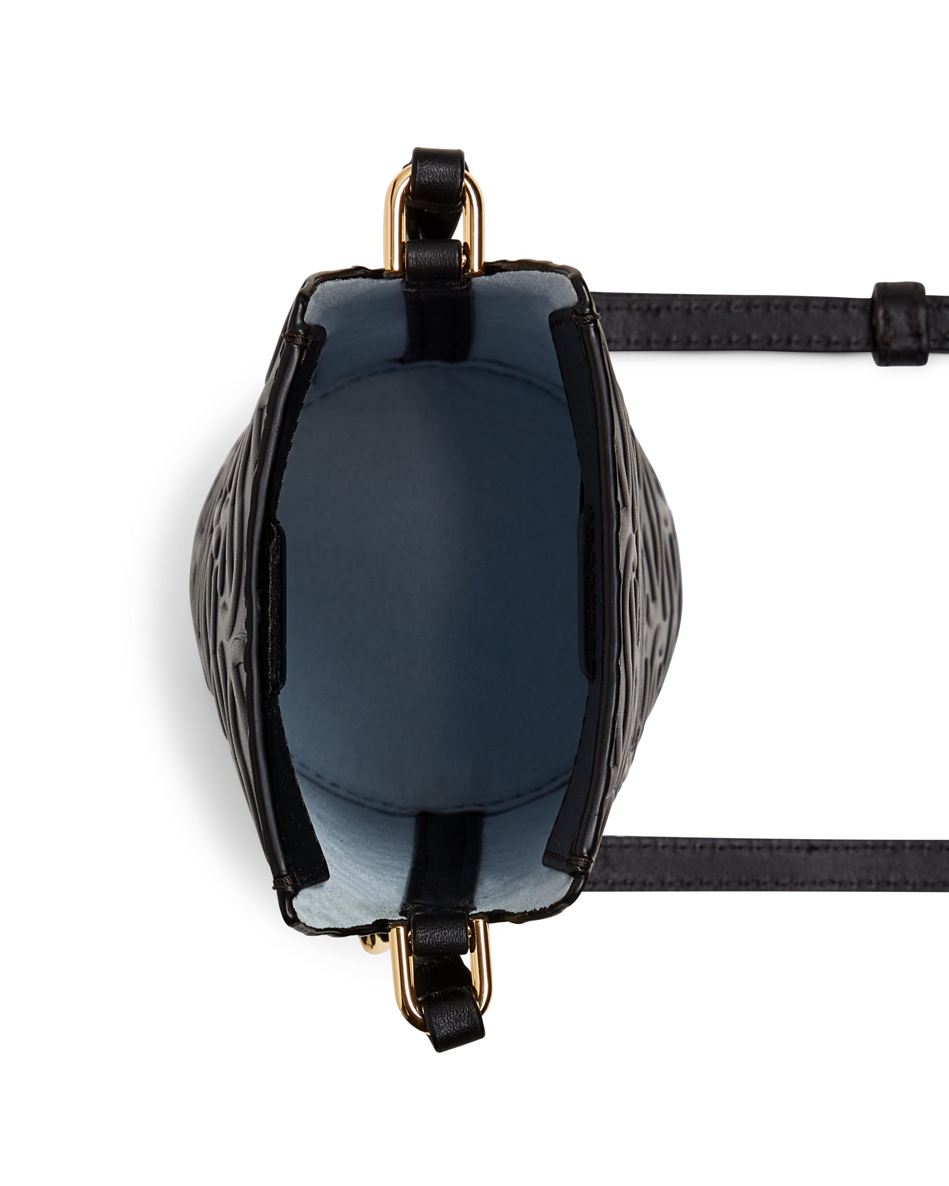 ECCO® Pot Wave Leather Crossbody Bag - Black - Birdeye