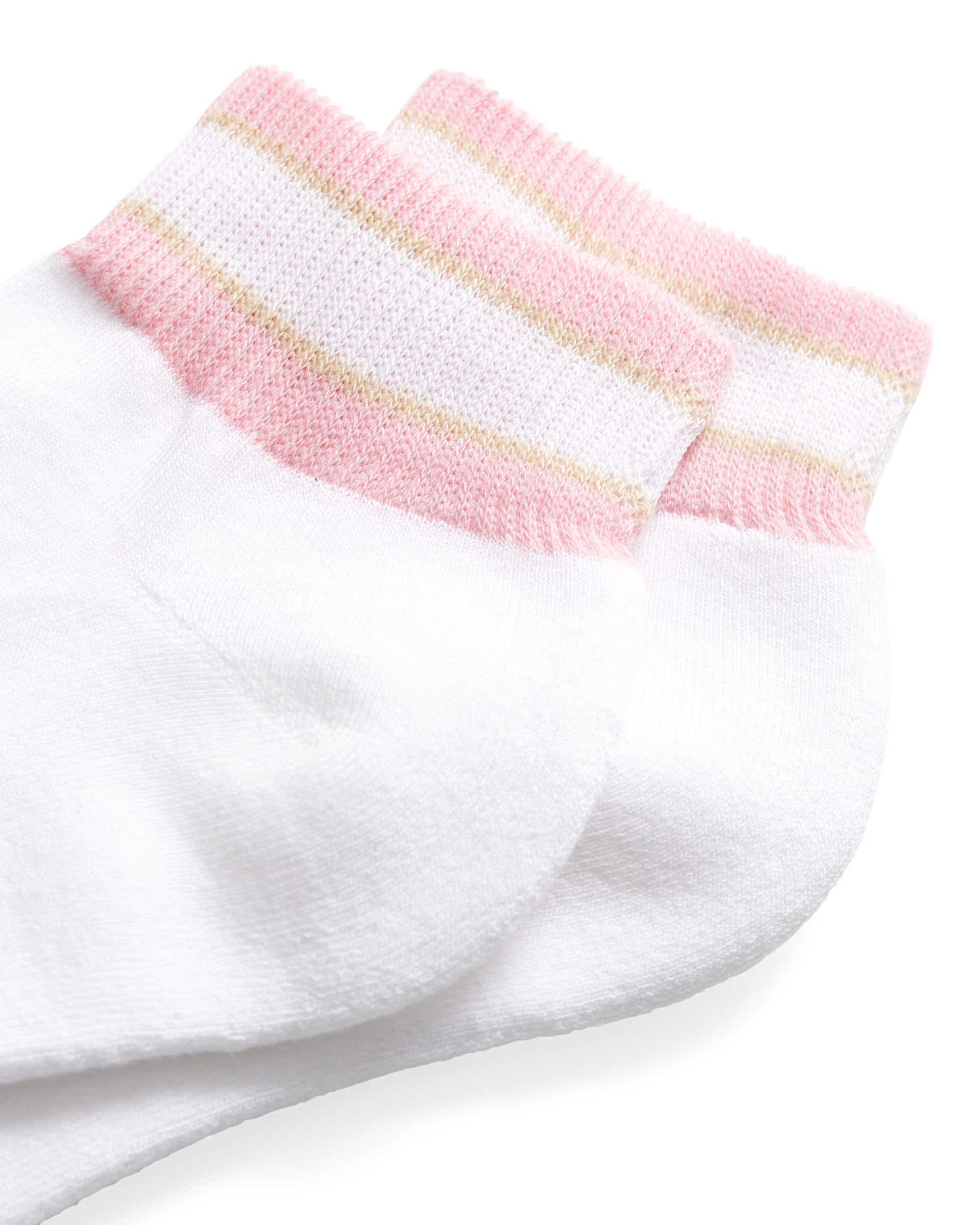 ECCO® RETRO Unisex Kurze Socken - Weiß - Detail-2