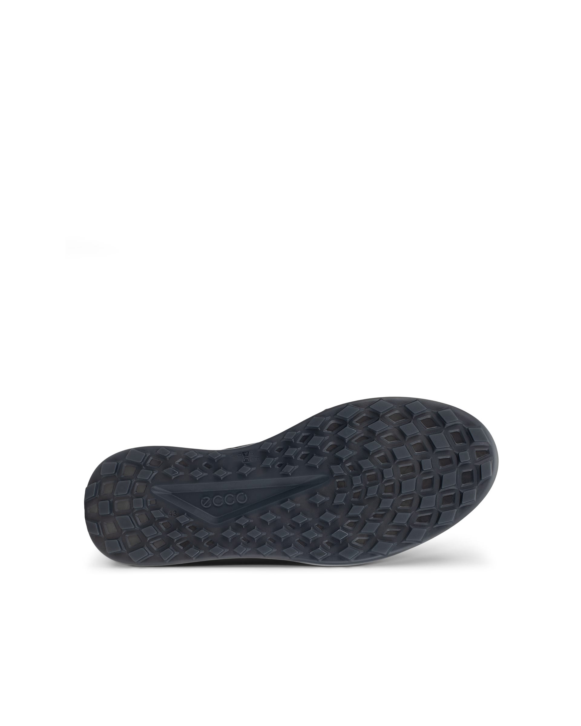 Men's ECCO® GOLF STREET VIBE Leather Waterproof Golf Shoe - Black - Sole