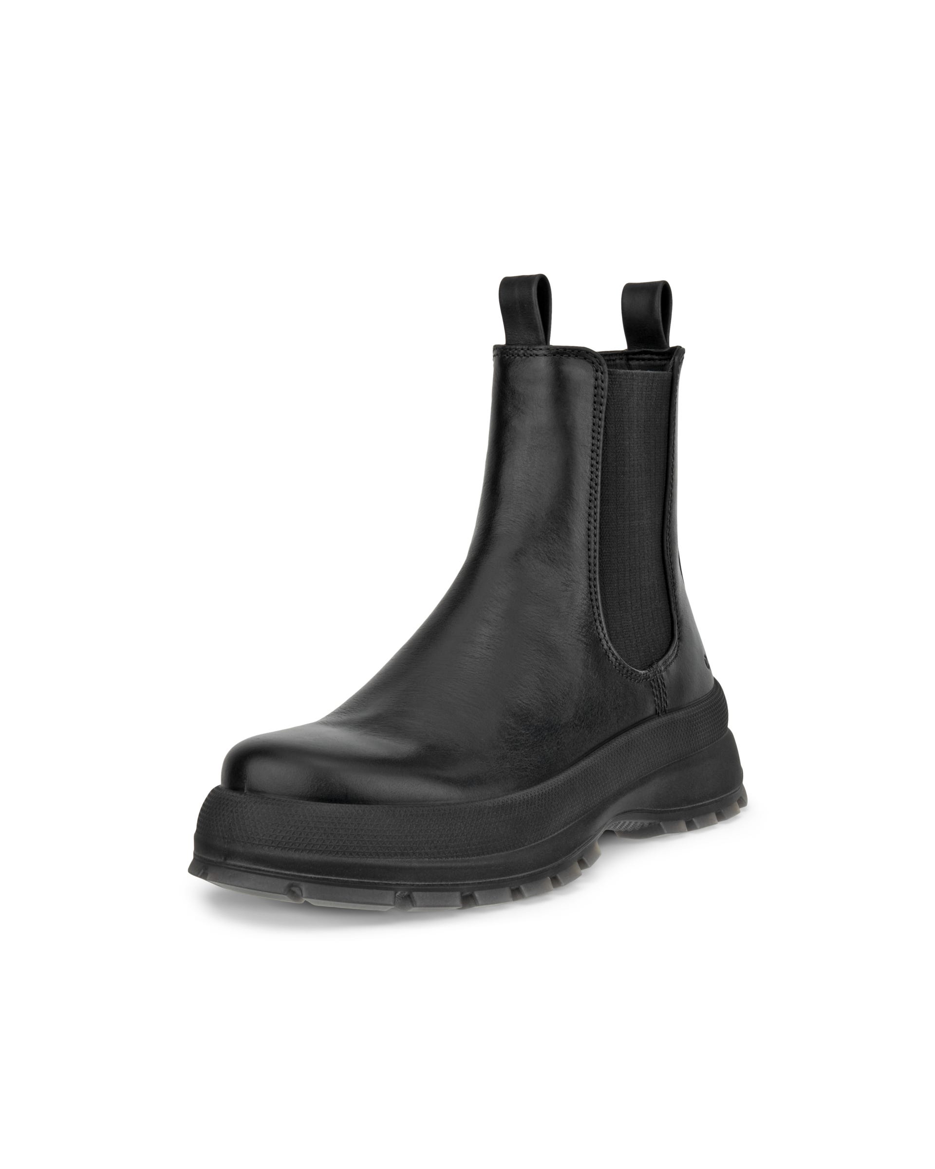 Women's ECCO® TRACK 30 Leather Chelsea Boot - Black - Main