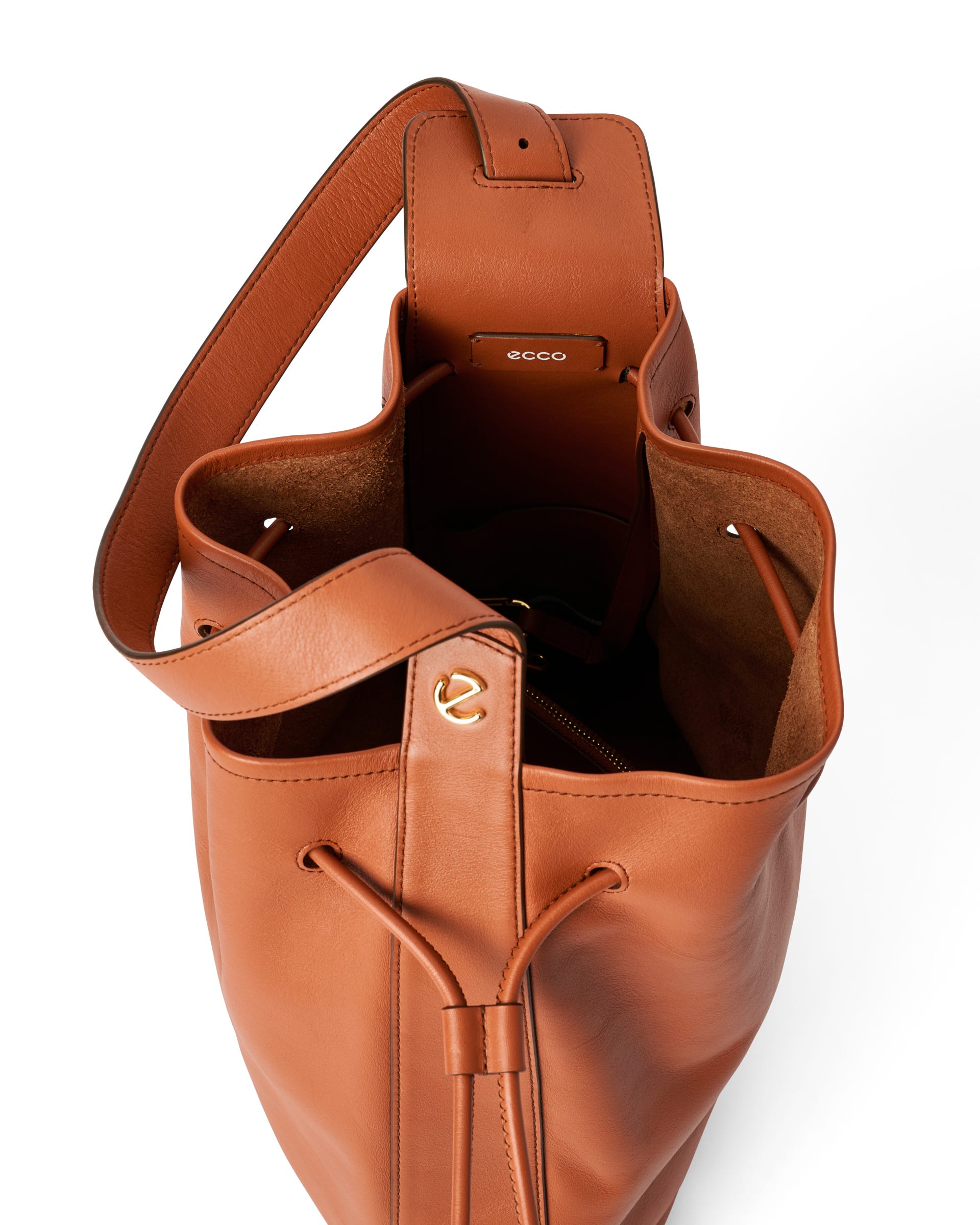 ECCO MEDIUM SAIL BAG - Brown - Inside