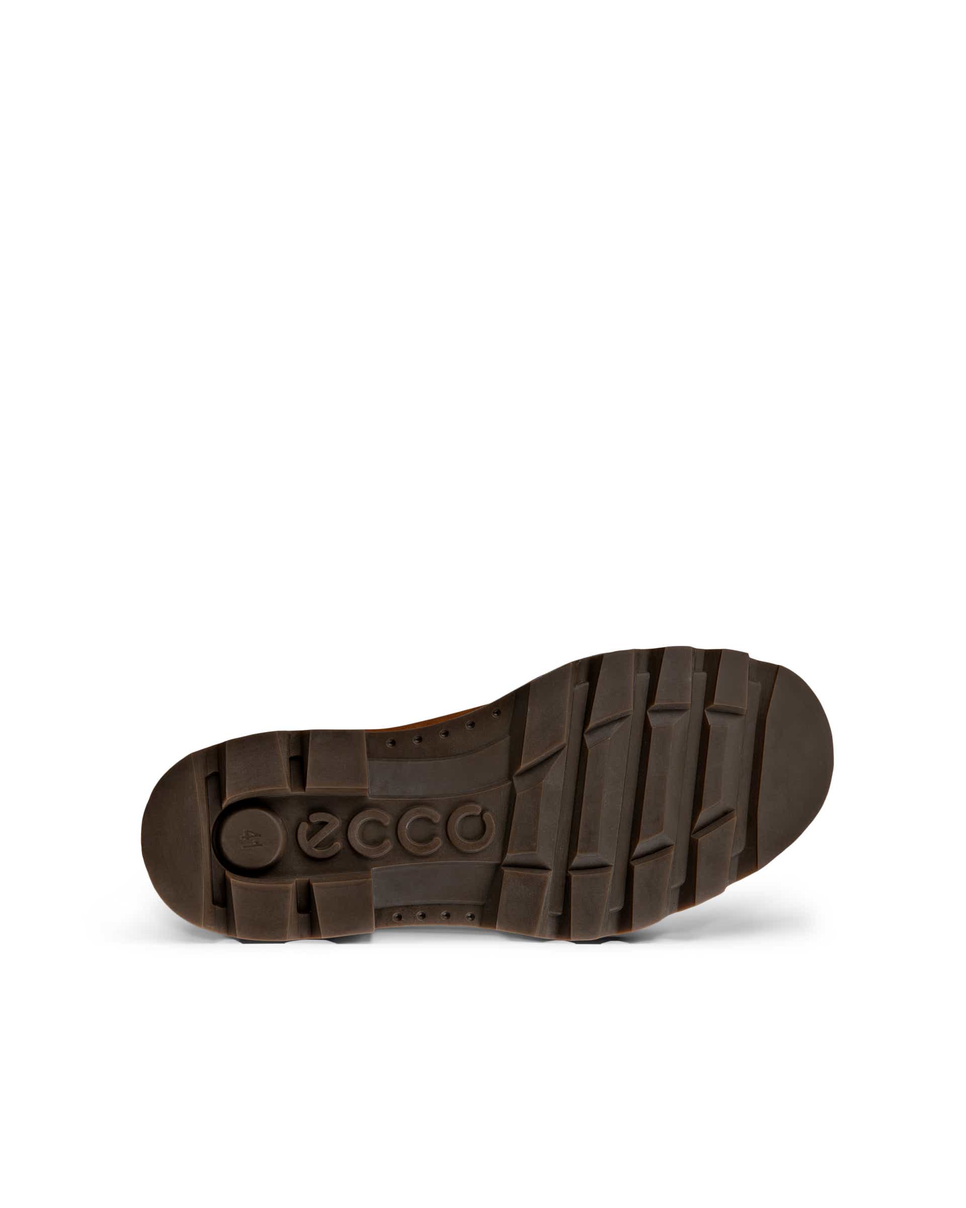 ECCO® Grainer botte Chelsea en nubuck pour homme - Brun - Sole