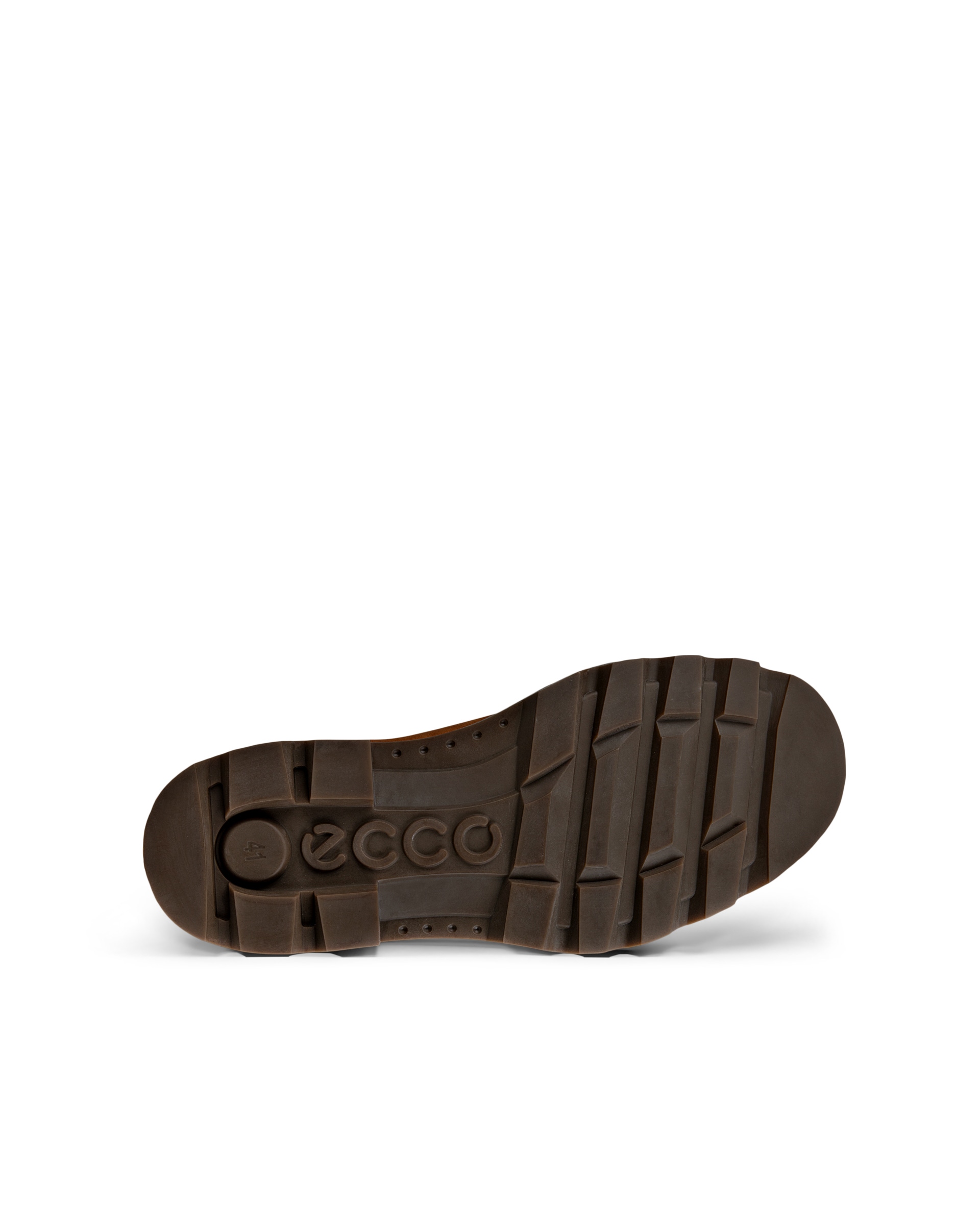 ECCO® Grainer botte Chelsea en nubuck pour homme - Brun - Sole