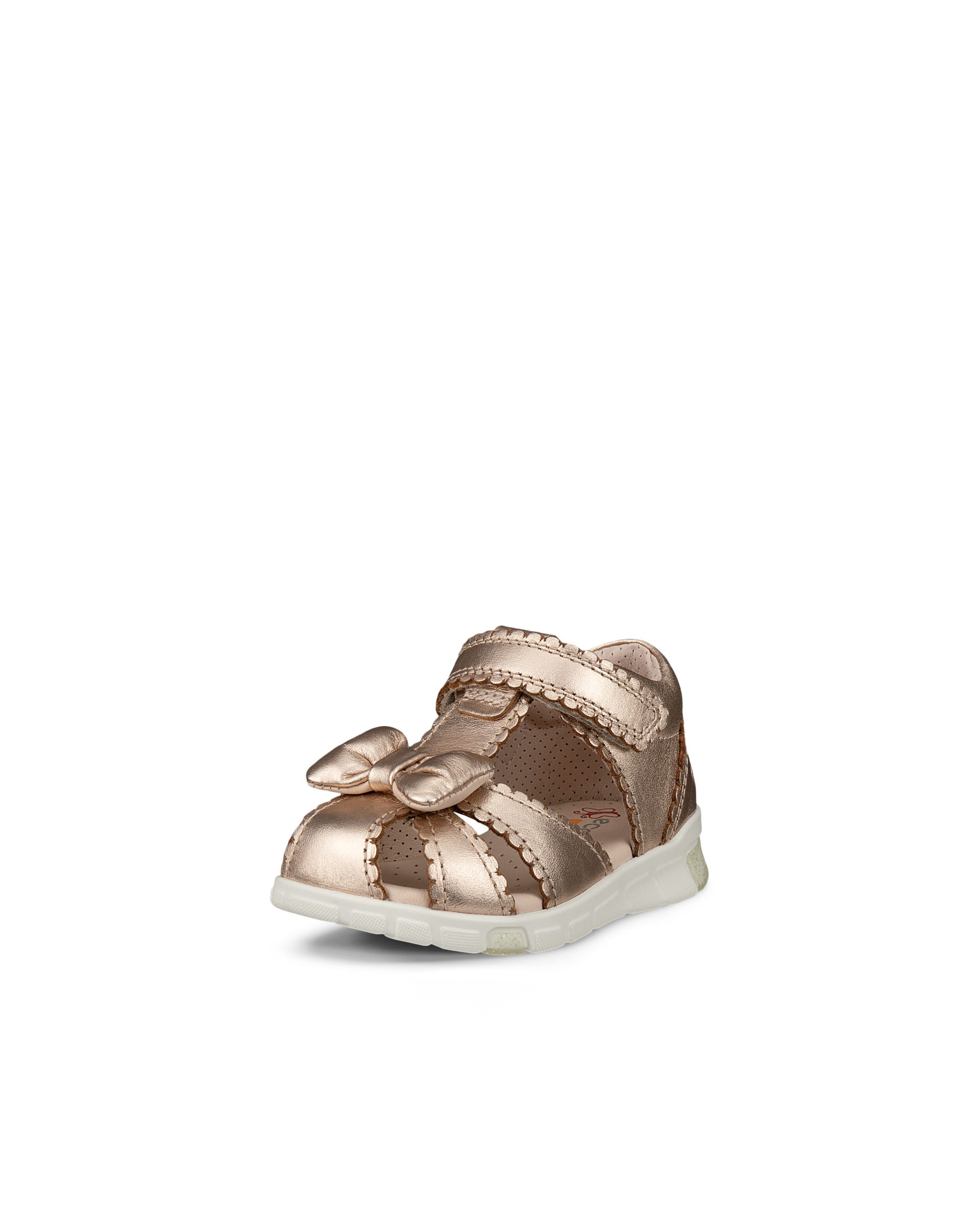 ECCO® MINI STRIDE SANDAL sailor sandaler i læder til børn - Guld - Main