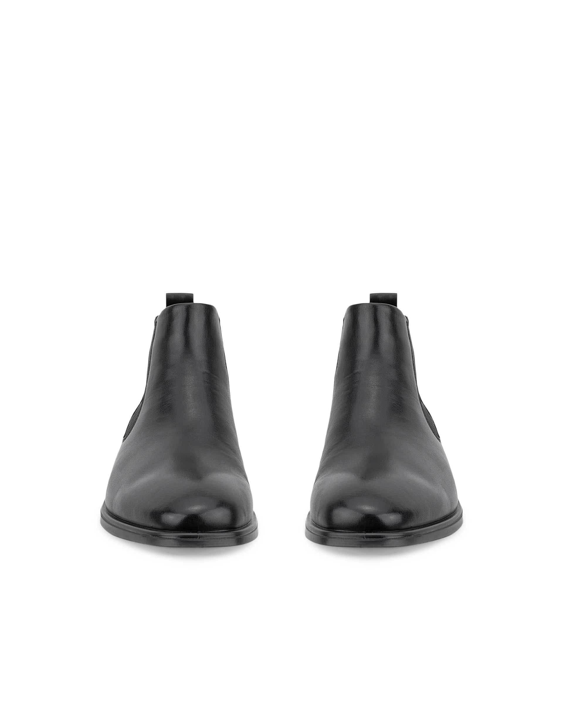 ECCO® MELBOURNE Herren Chelsea Boot aus Leder - Schwarz - Front pair