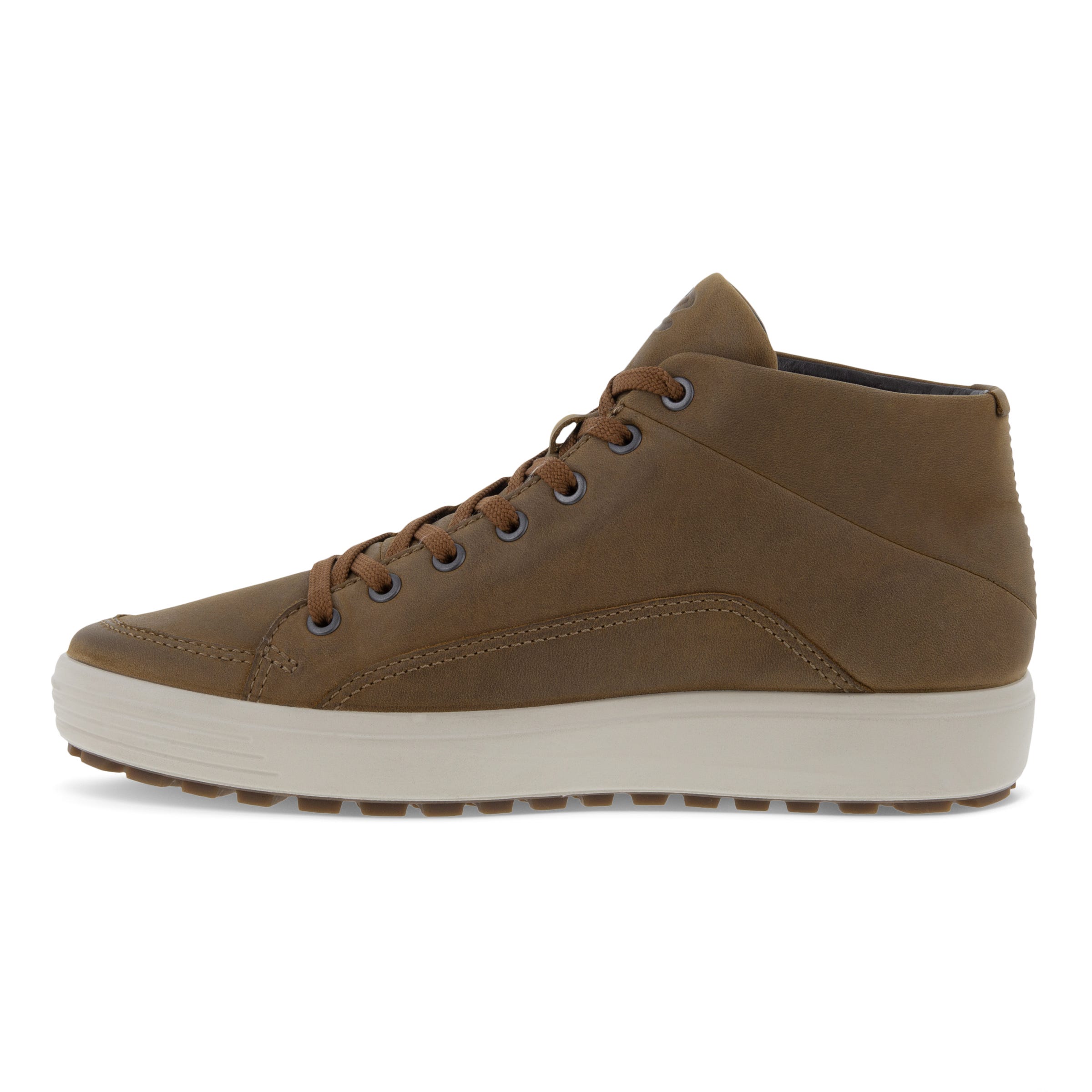 Men's ECCO® Soft 7 Tred High-Top Sneaker - Brown - Inside