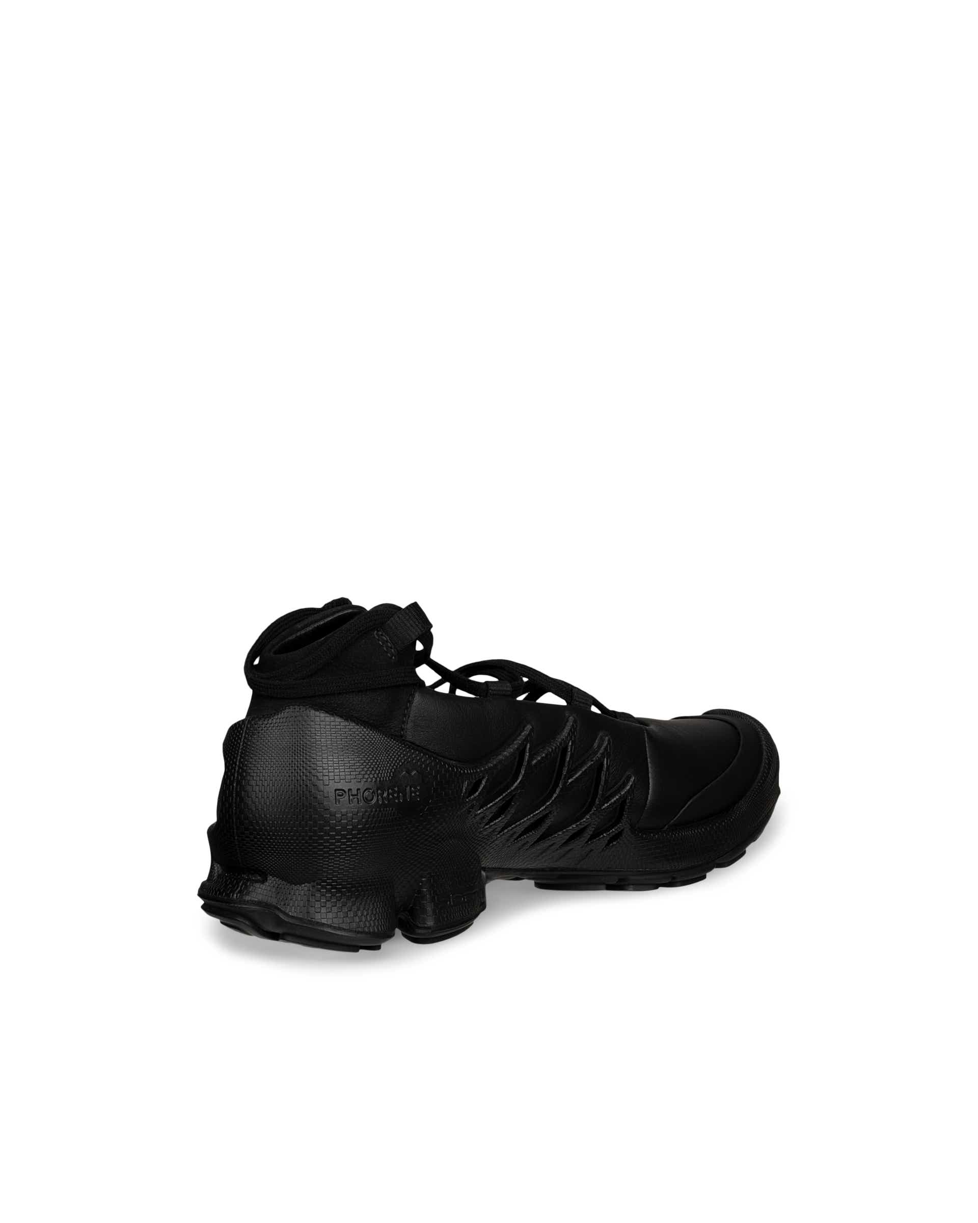 ECCO® BIOM AEX baskets sans lacets en cuir pour femme - Noir - Back