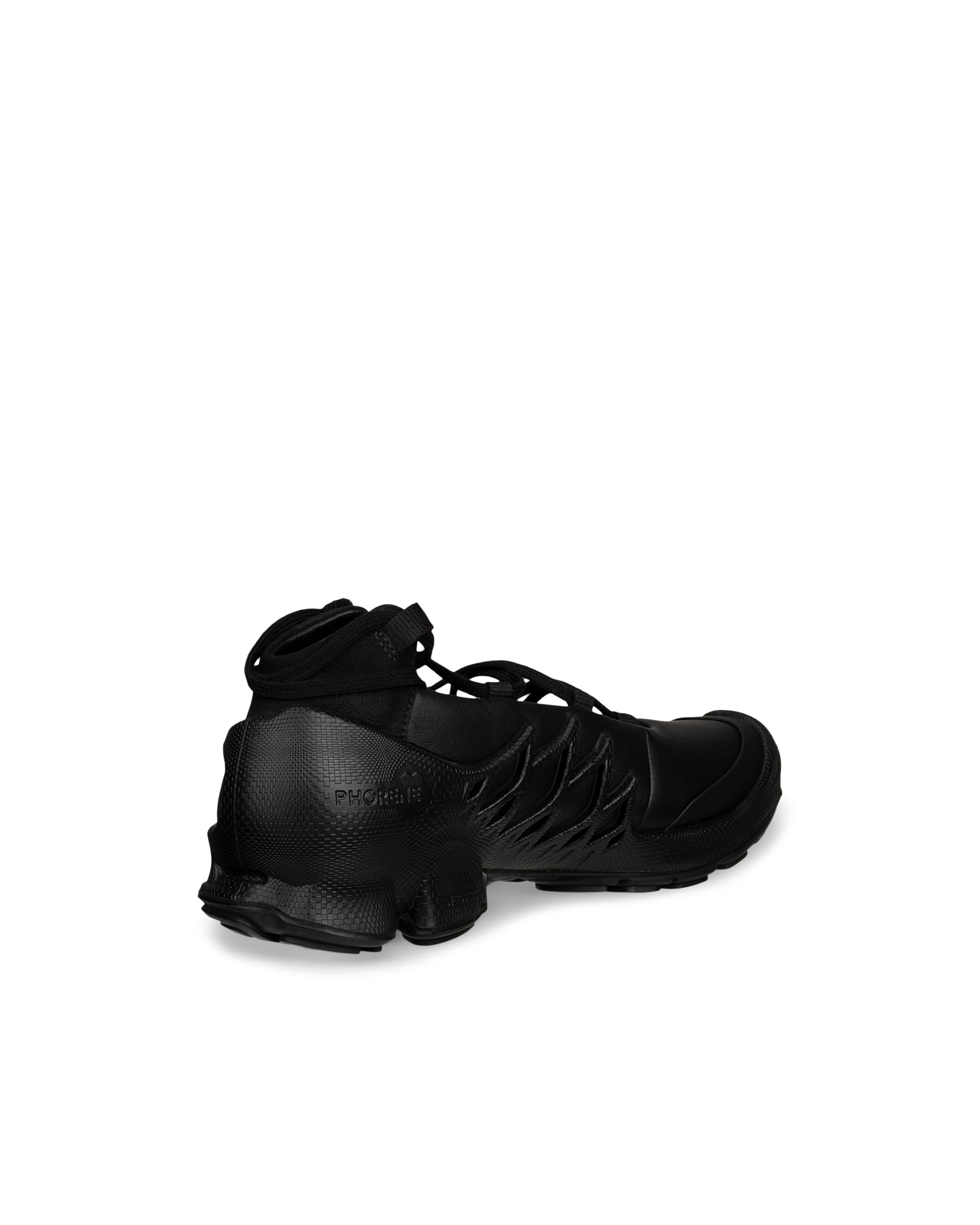 ECCO® BIOM AEX baskets sans lacets en cuir pour femme - Noir - Back
