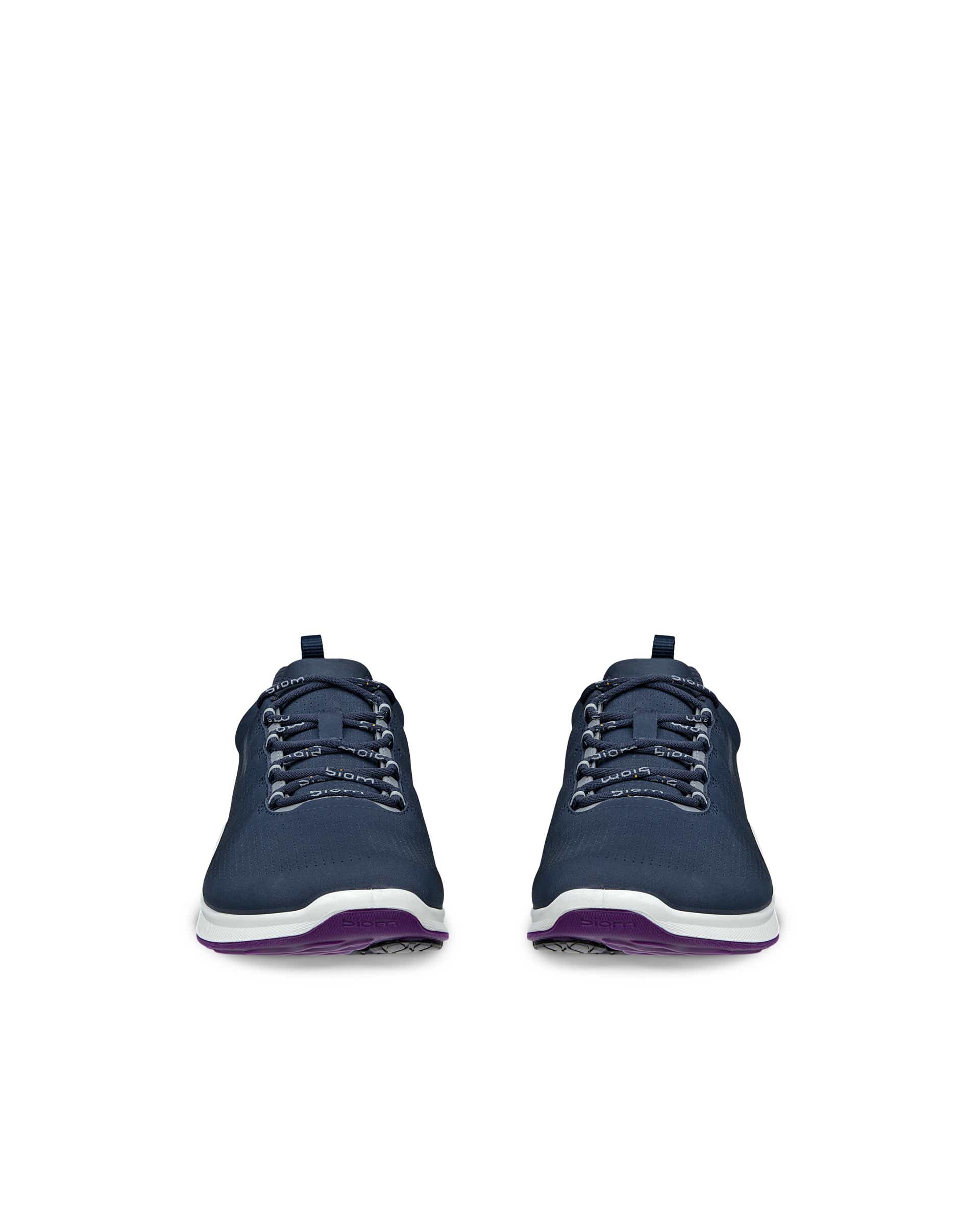 ECCO® BIOM FJUEL sneakers i nubuck til damer - Blå - Front pair