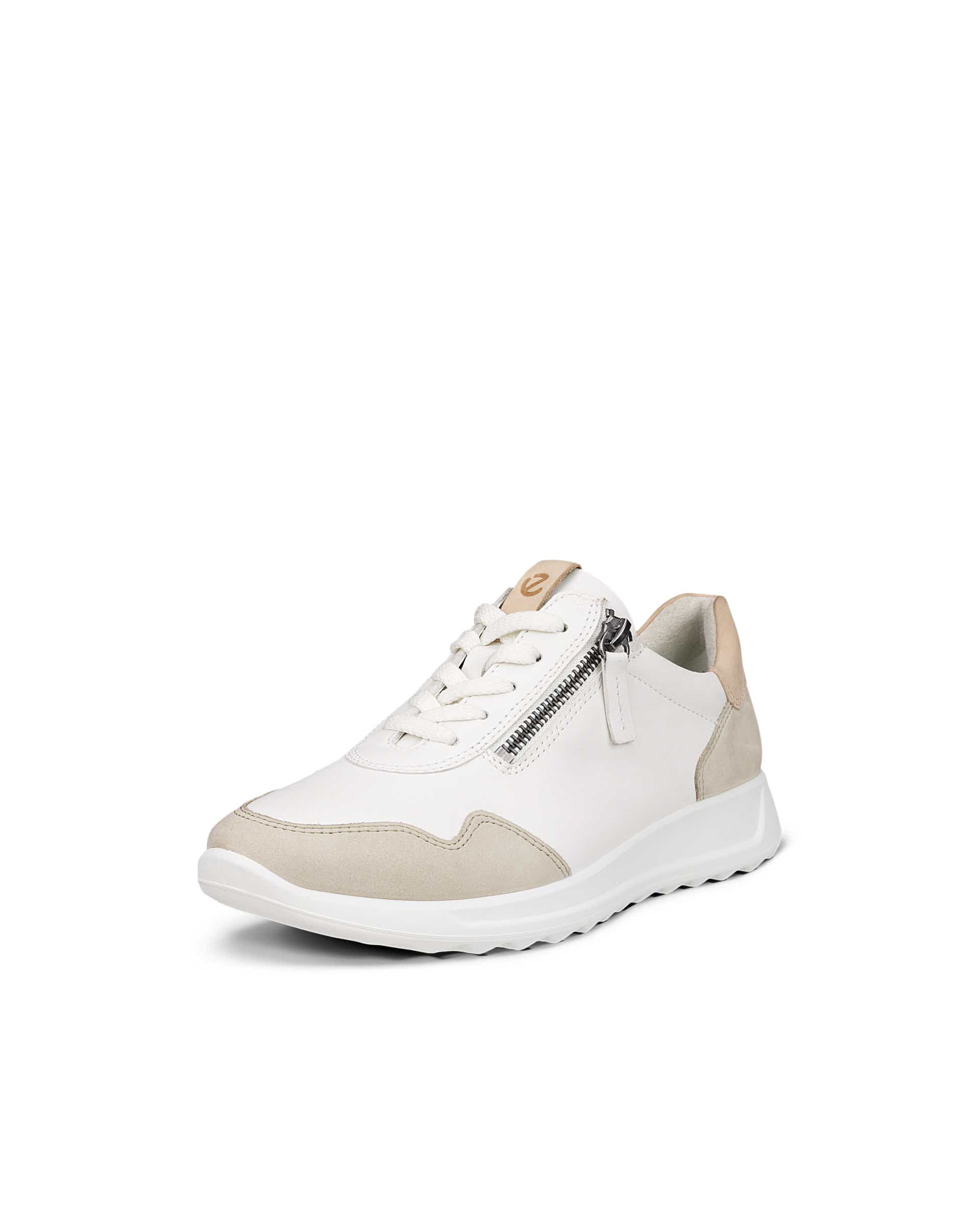ECCO® Flexure Runner Damen Ledersneaker - Weiß - Main
