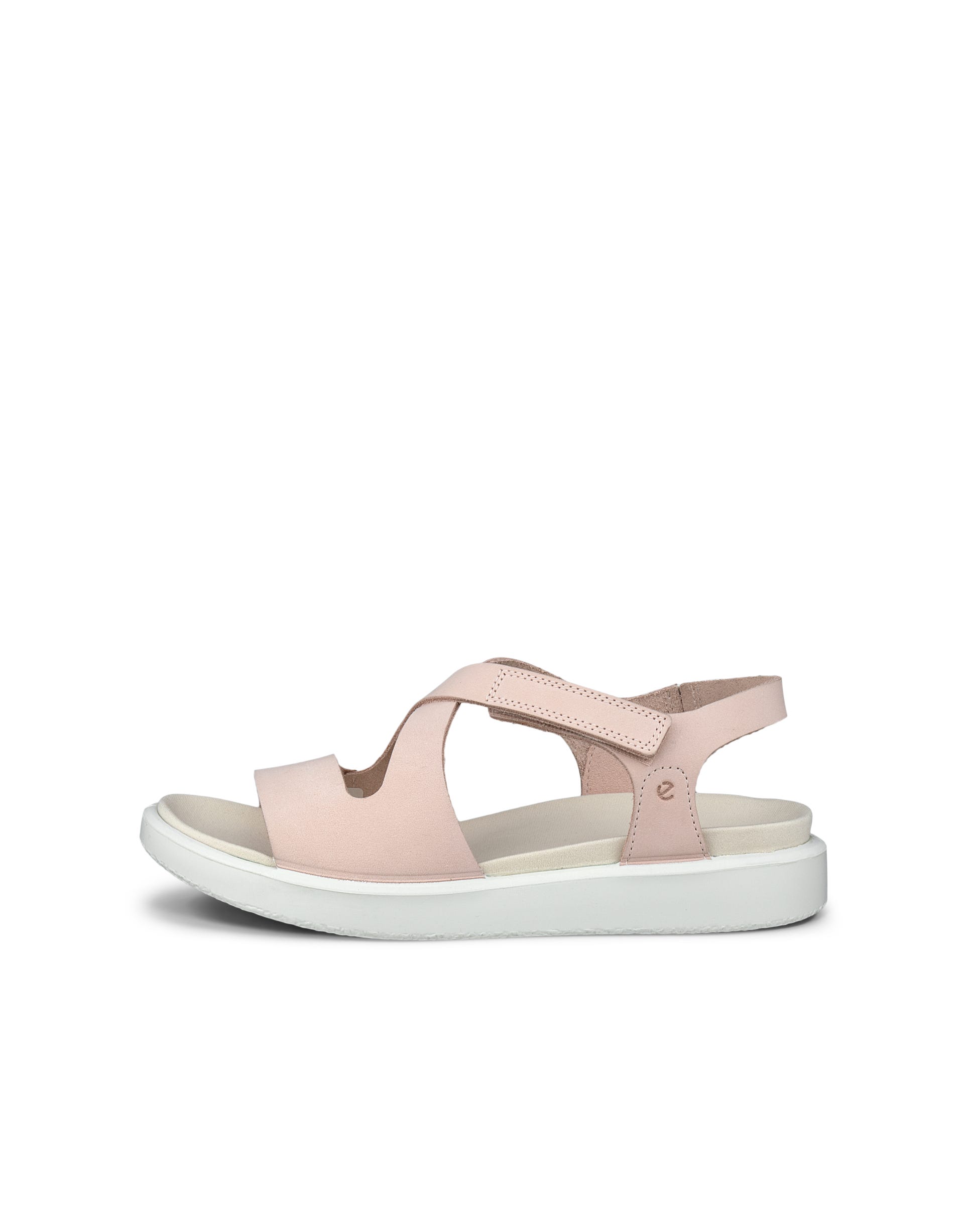 Sandale en cuir Flowt ECCO® pour femmes - Rose - Outside