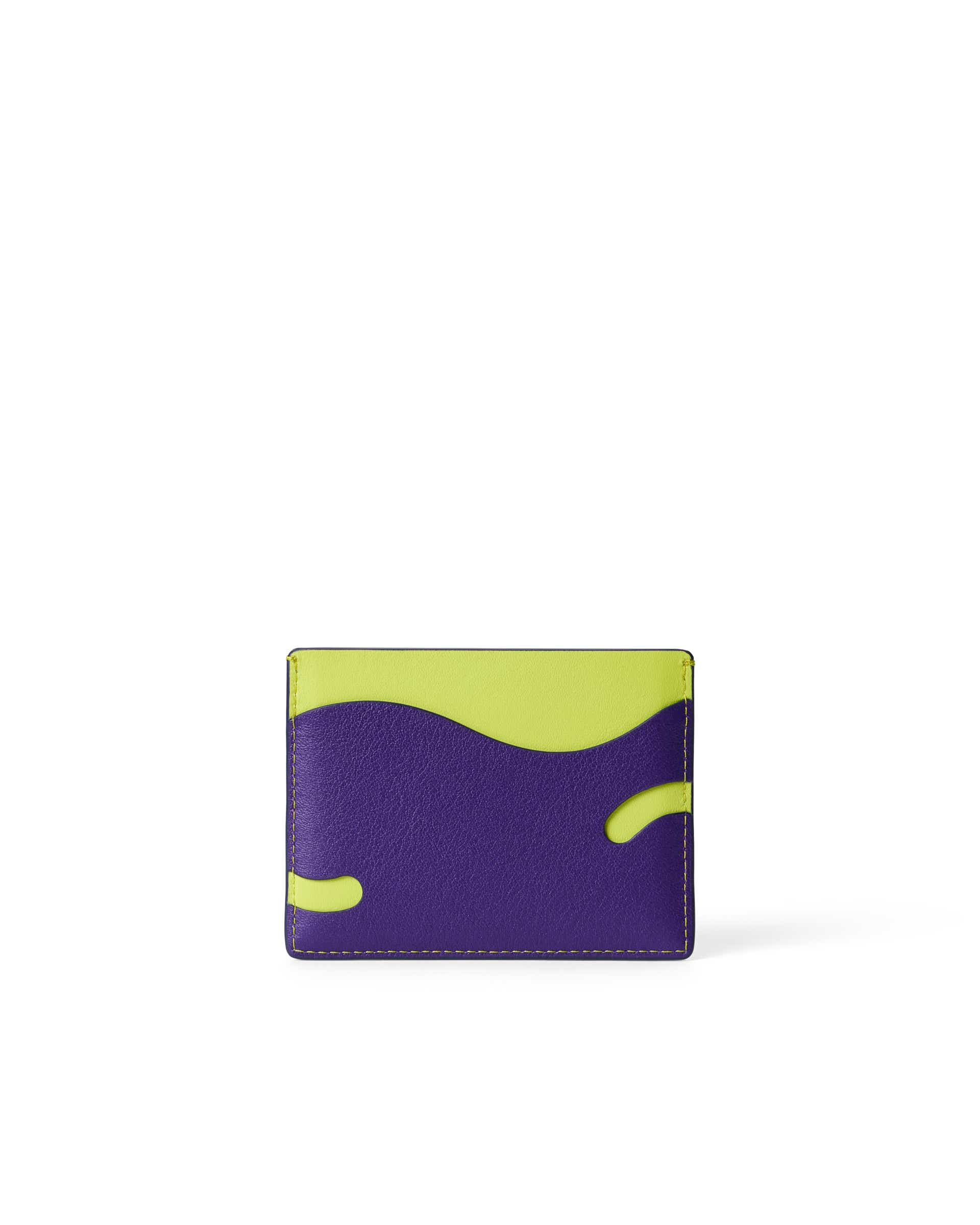 Kožené pouzdro na karty ECCO® Card Case - Fialová - Back