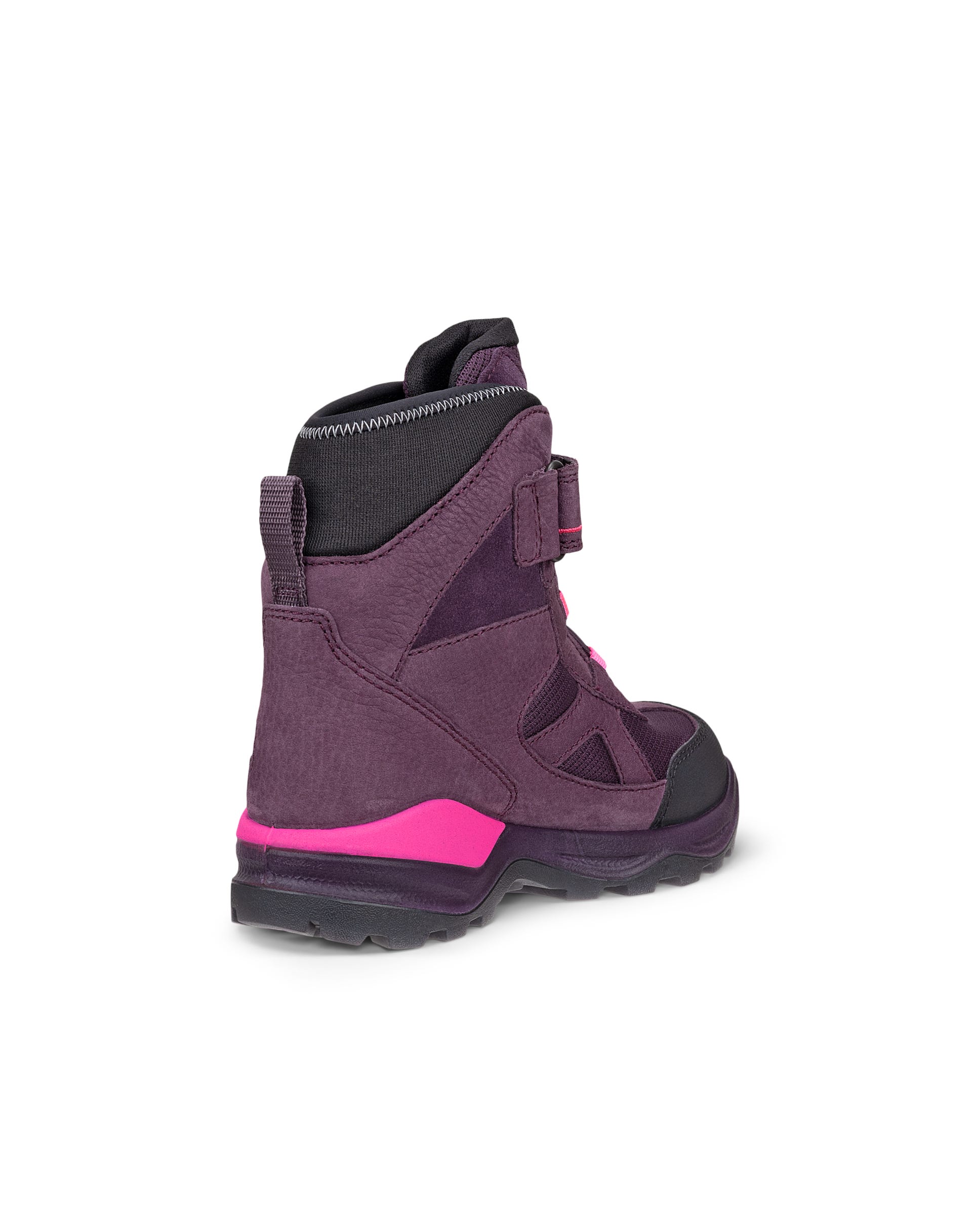 Detské nubukové nepremokavá zimné čižmy Gore-Tex ECCO® SNOW MOUNTAIN - Fialová - Outside