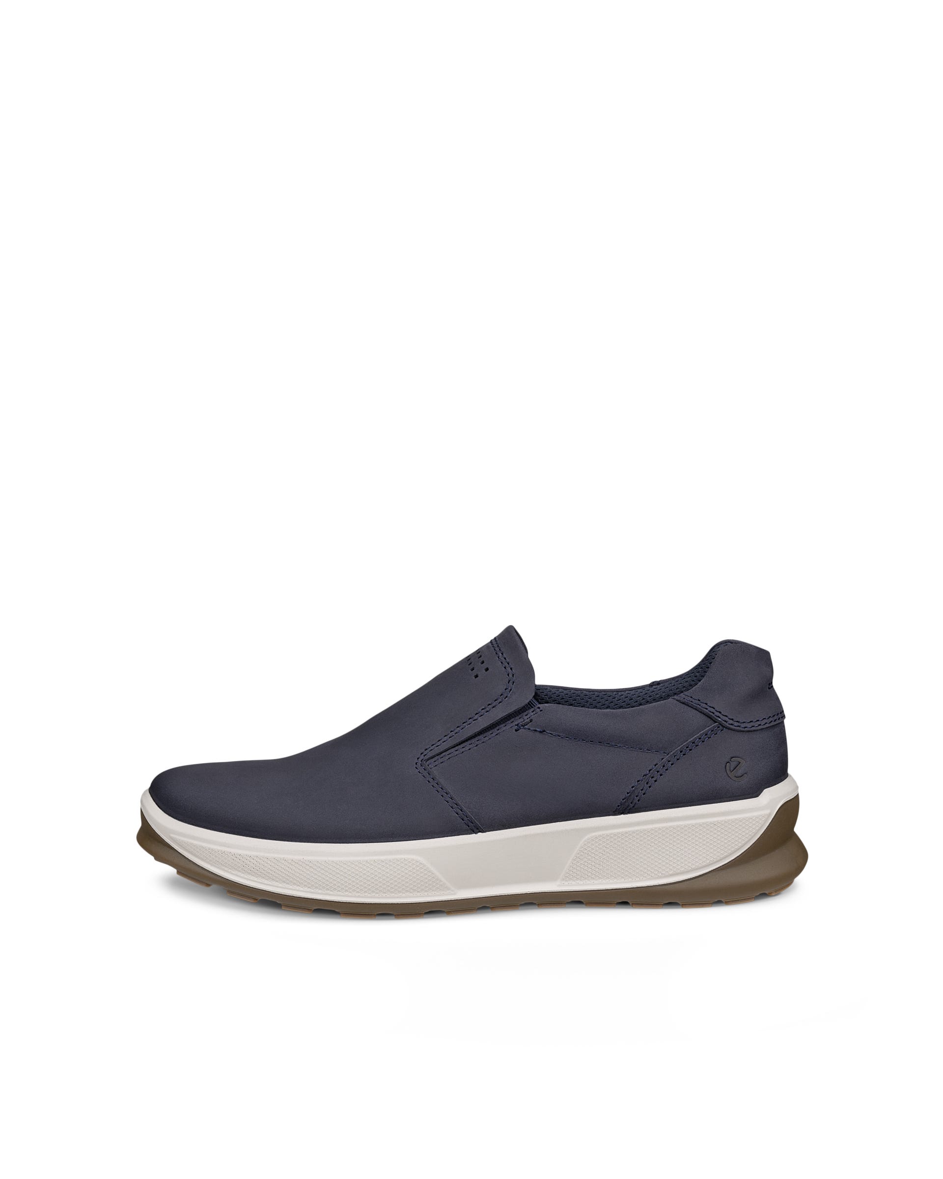 ECCO® Byway 2.0 Heren nubuck sneaker - Blauw - Outside