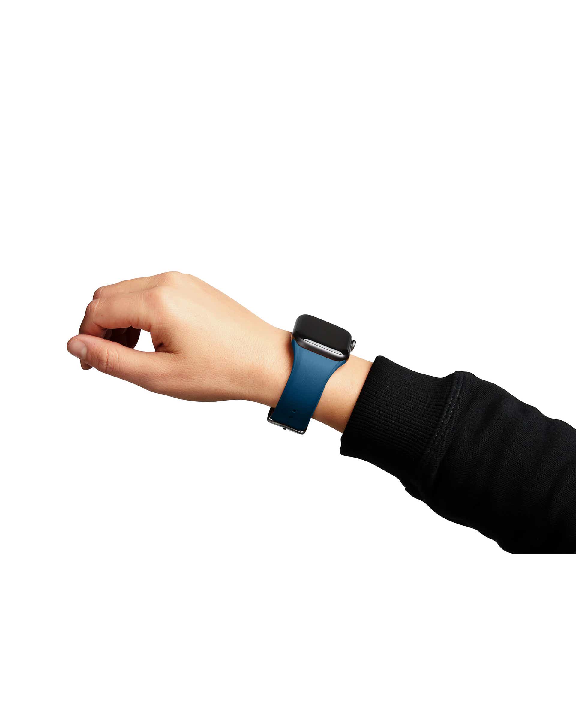 ECCO X Bellroy Smart Watch Strap 38-41mm レザースマートウォッチストラップ - ブルー - Detail-2