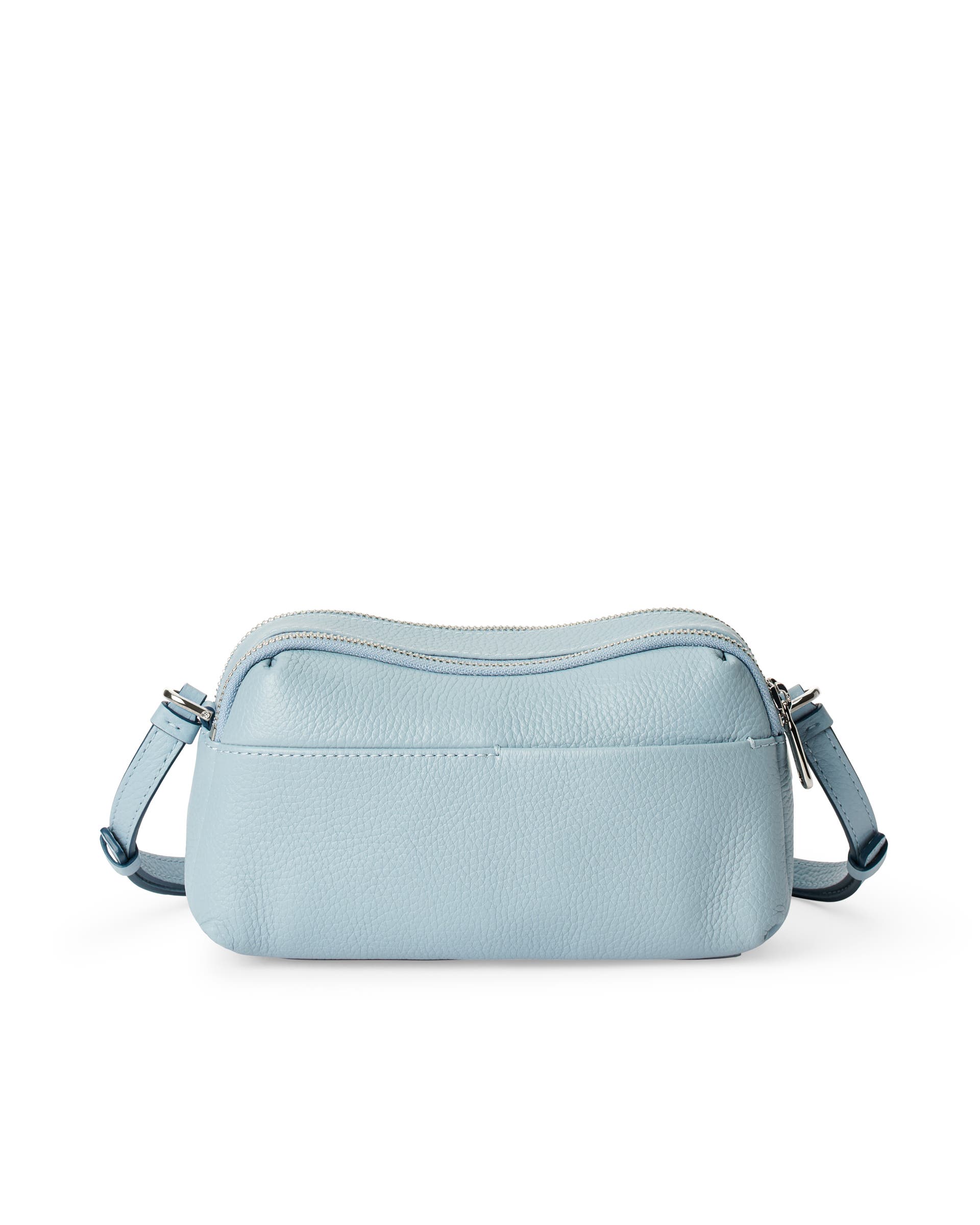 Mala para câmara couro ECCO® CAMERA BAG CURVE - Azul - Back