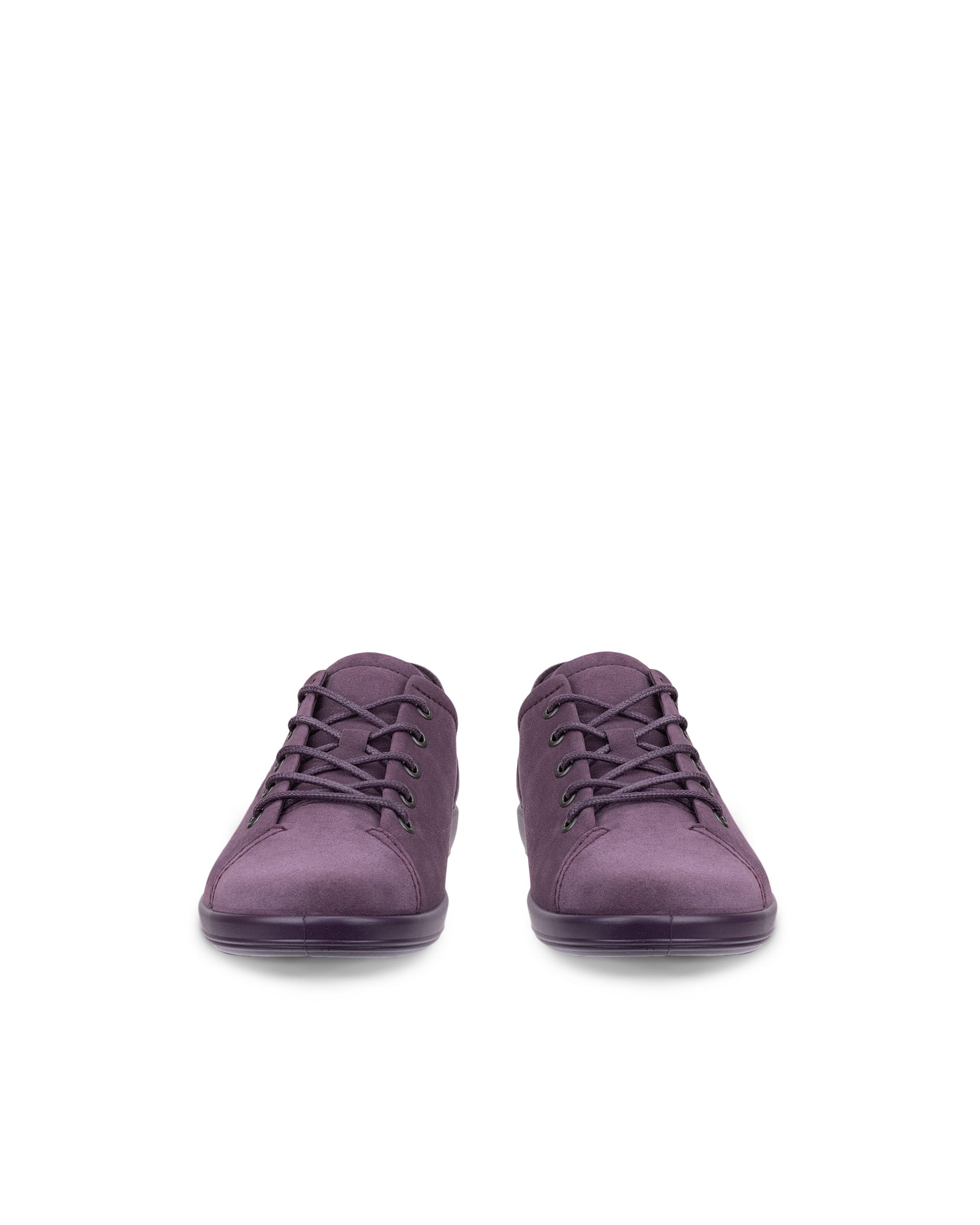 ECCO® SOFT 2.0 Damen Nubuk-Schnürschuh - Braun - Front pair