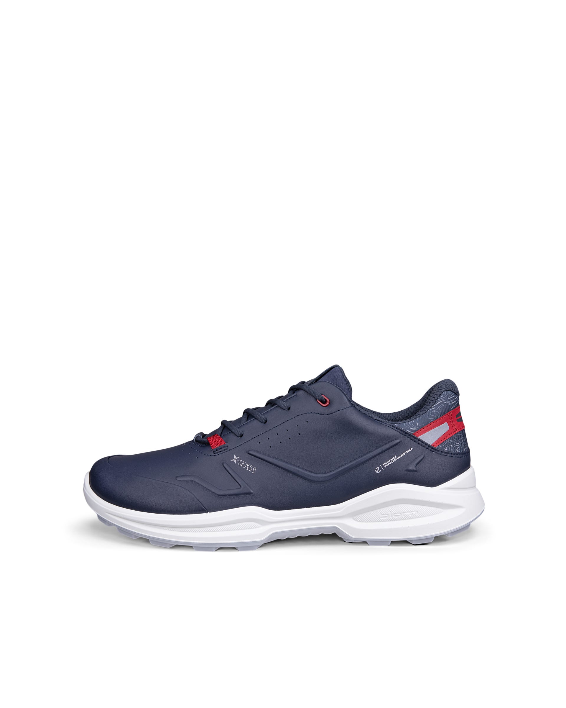 Men's ECCO® Golf Biom H6 Leather Waterproof Golf Shoe - Blue - Outside