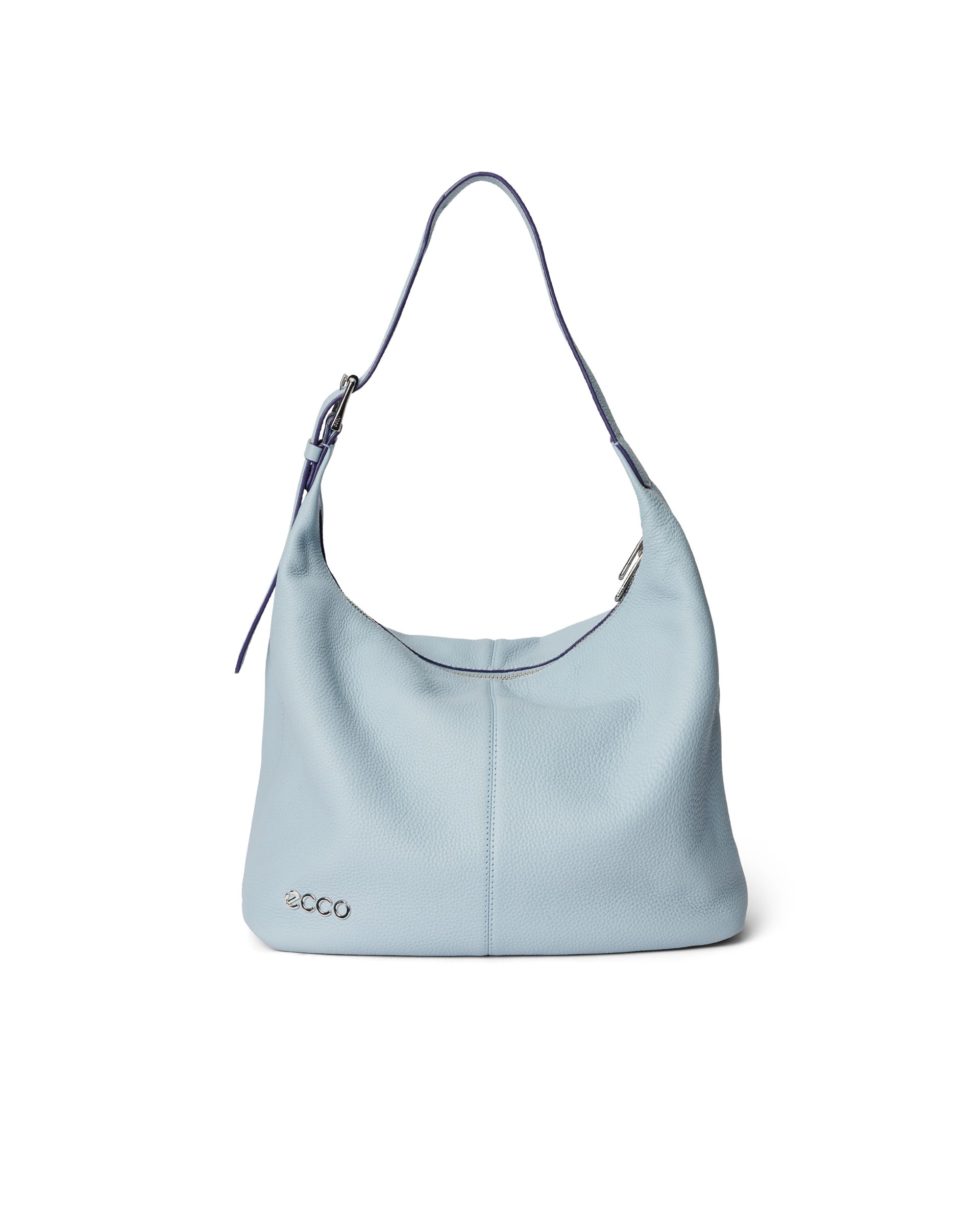 ECCO Hobo Soft Pebbled レザーホーボーバッグ - ブルー - Main
