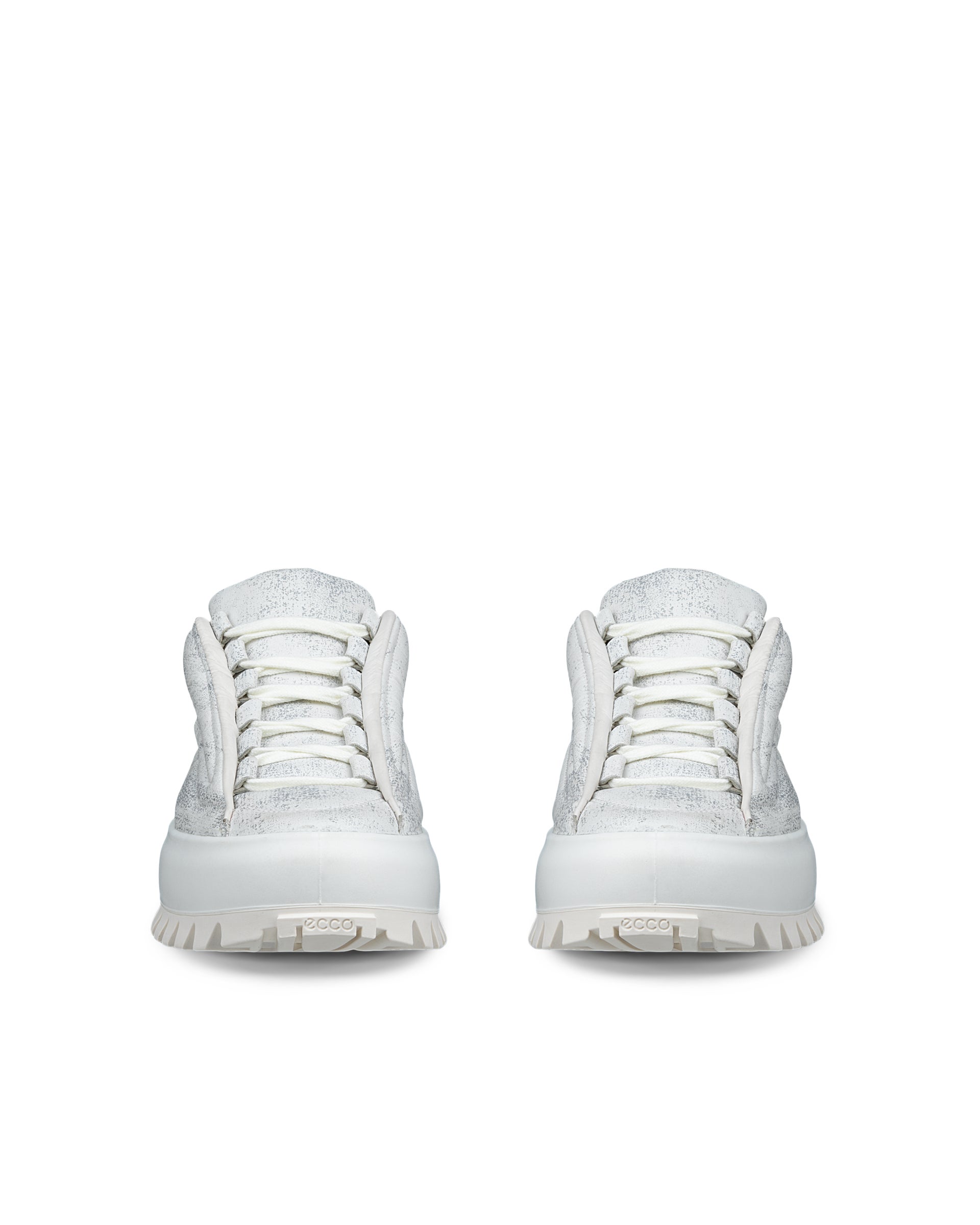 ECCO STREET ACE RAL7000 MENS メンズ ヌバックスニーカー - ホワイト - Front pair